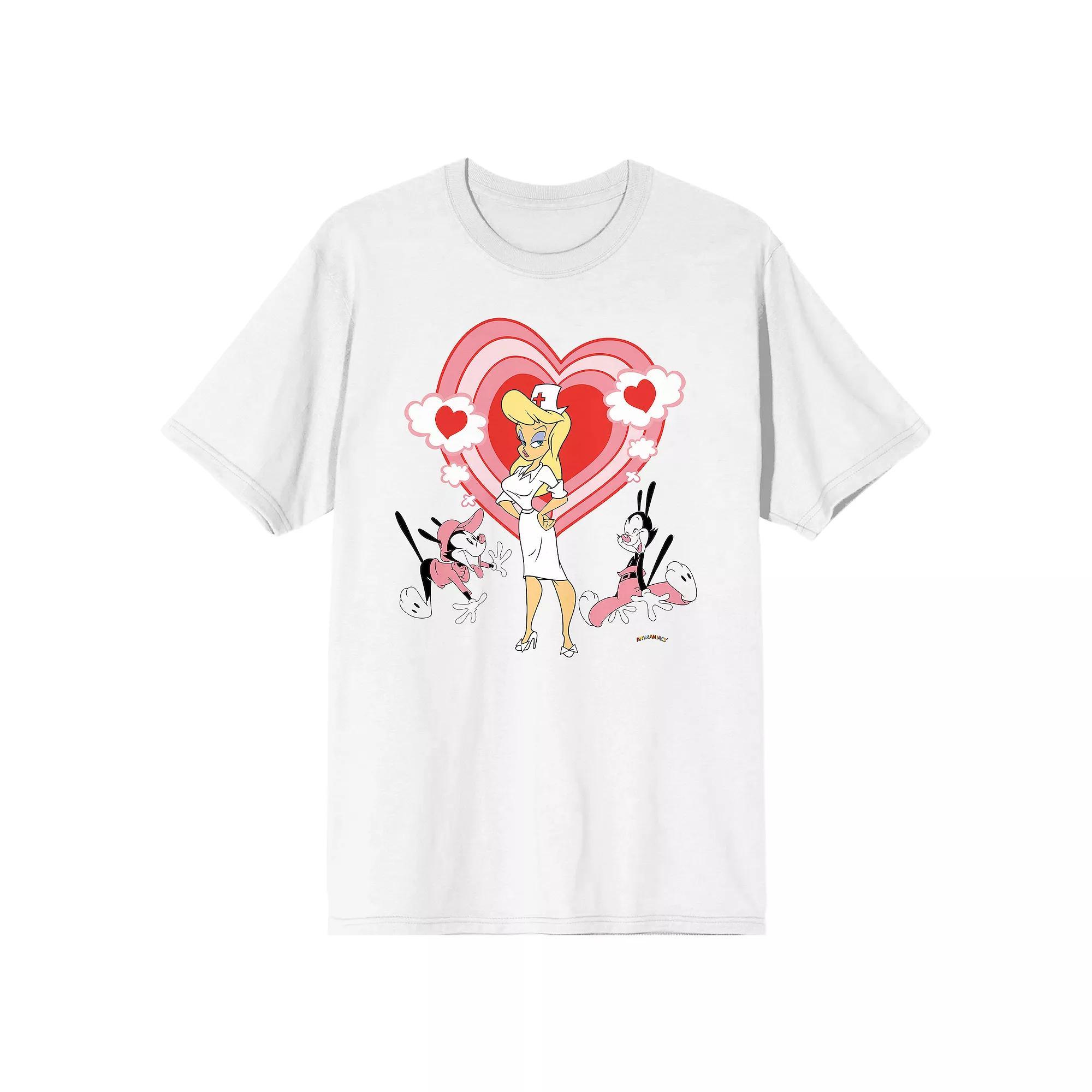 Men's Animaniacs Hello Nurse Tee, Size: XL, White Product Image