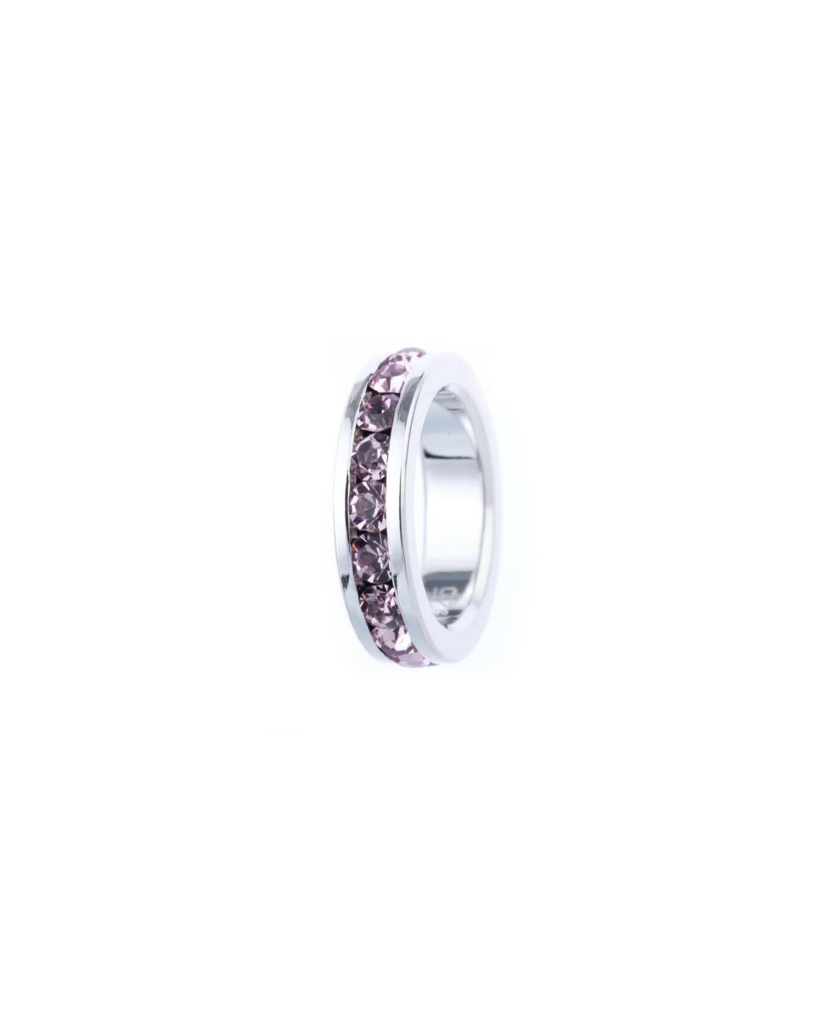 Traditions Jewelry Company Sterling Silver Crystal Birthstone Rondelle Charm, Women's, November Product Image