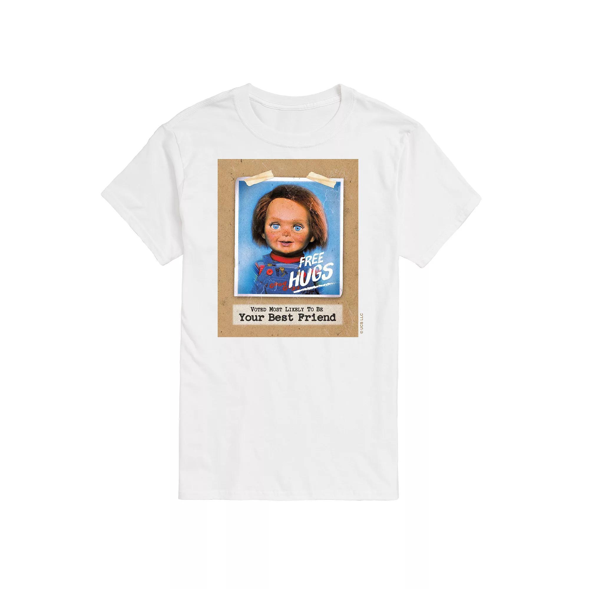 Big & Tall Chucky Free Hugs Graphic Tee, Mens Product Image