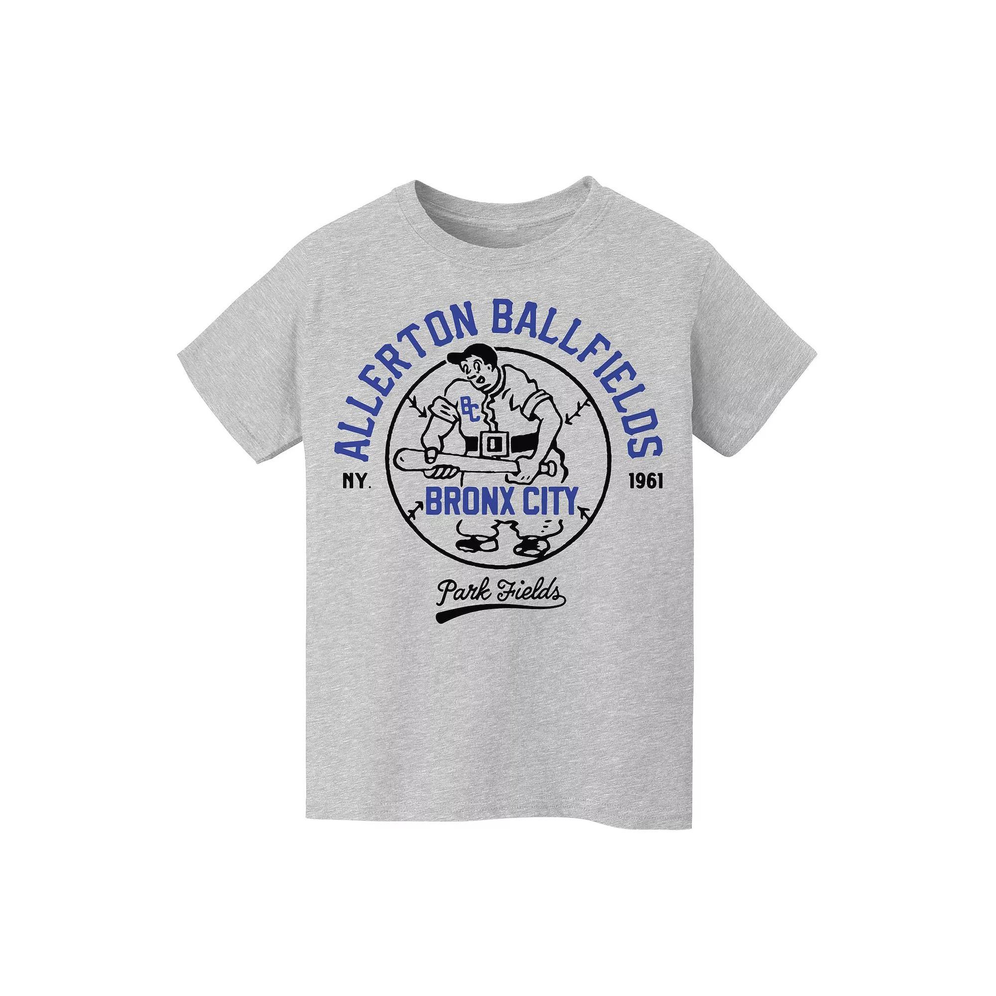 Kid's 8-20 Allerton Ballfields Front Graphic Tee, Boy's, Size: Medium, Sport Gray Product Image