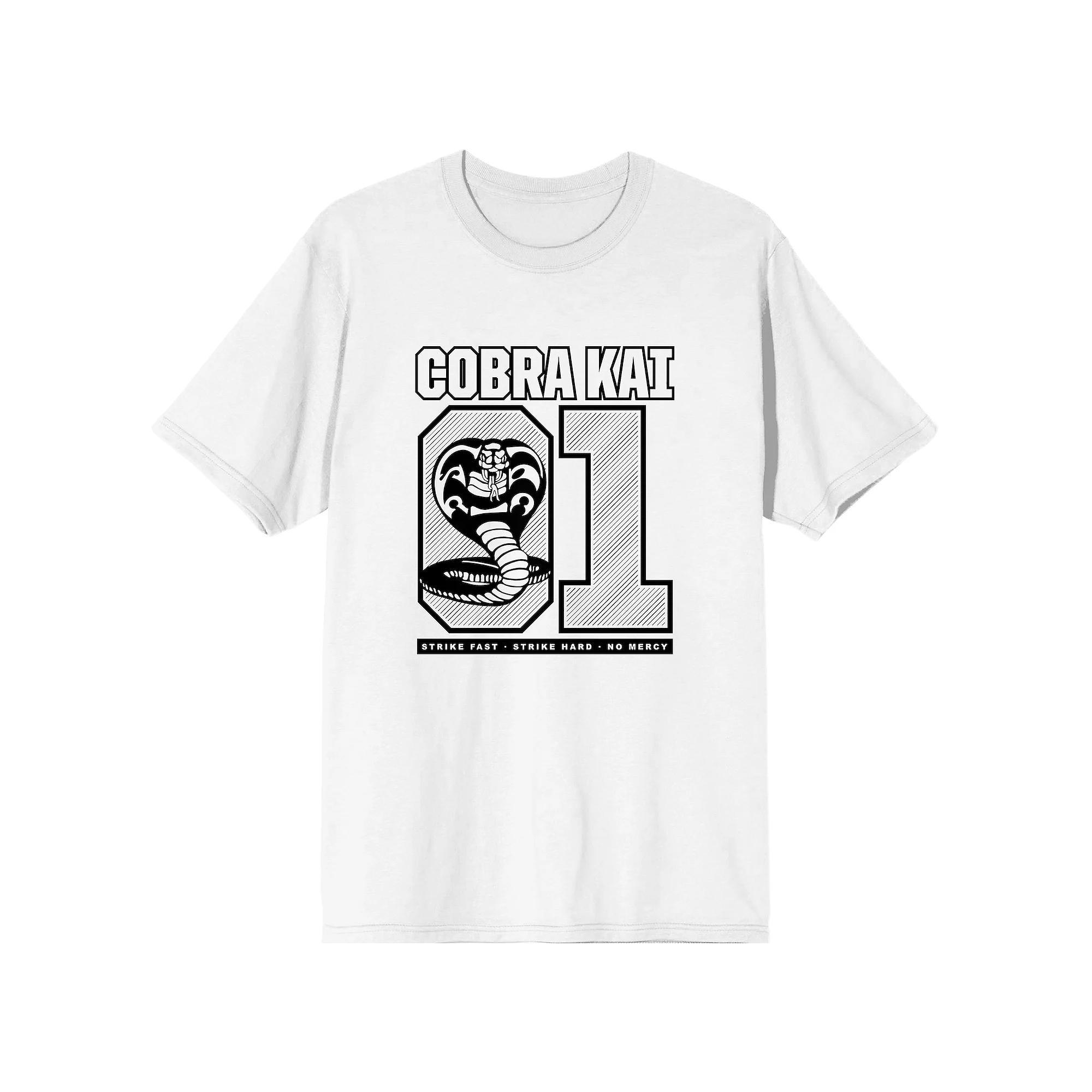 Men's Cobra Kai 01 Strike Fast Tee, Size: Large, White Product Image