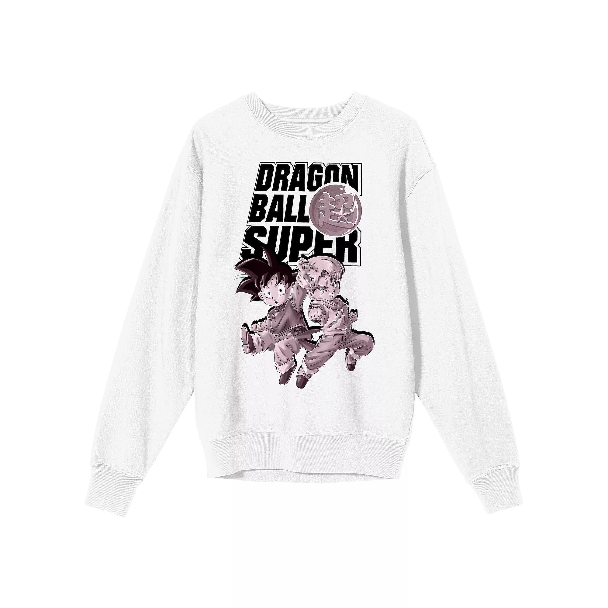 Men's Dragon Ball Super Chibi Art Graphic Tee, Size: XL, White Product Image