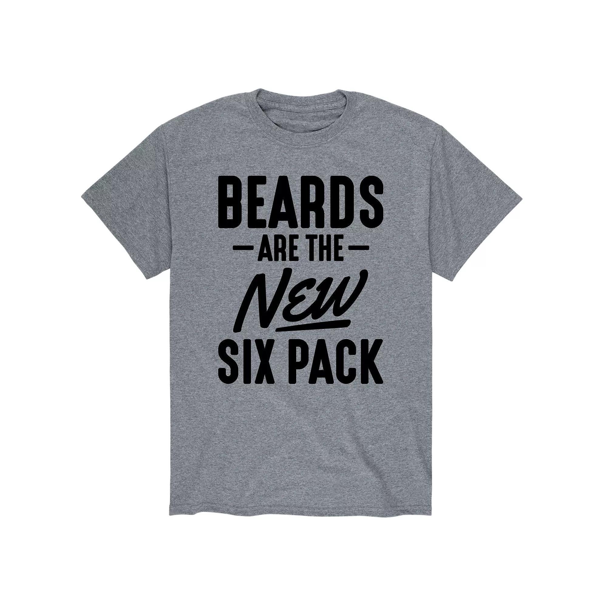 Mens Beards Are The New Six Pack tee Product Image