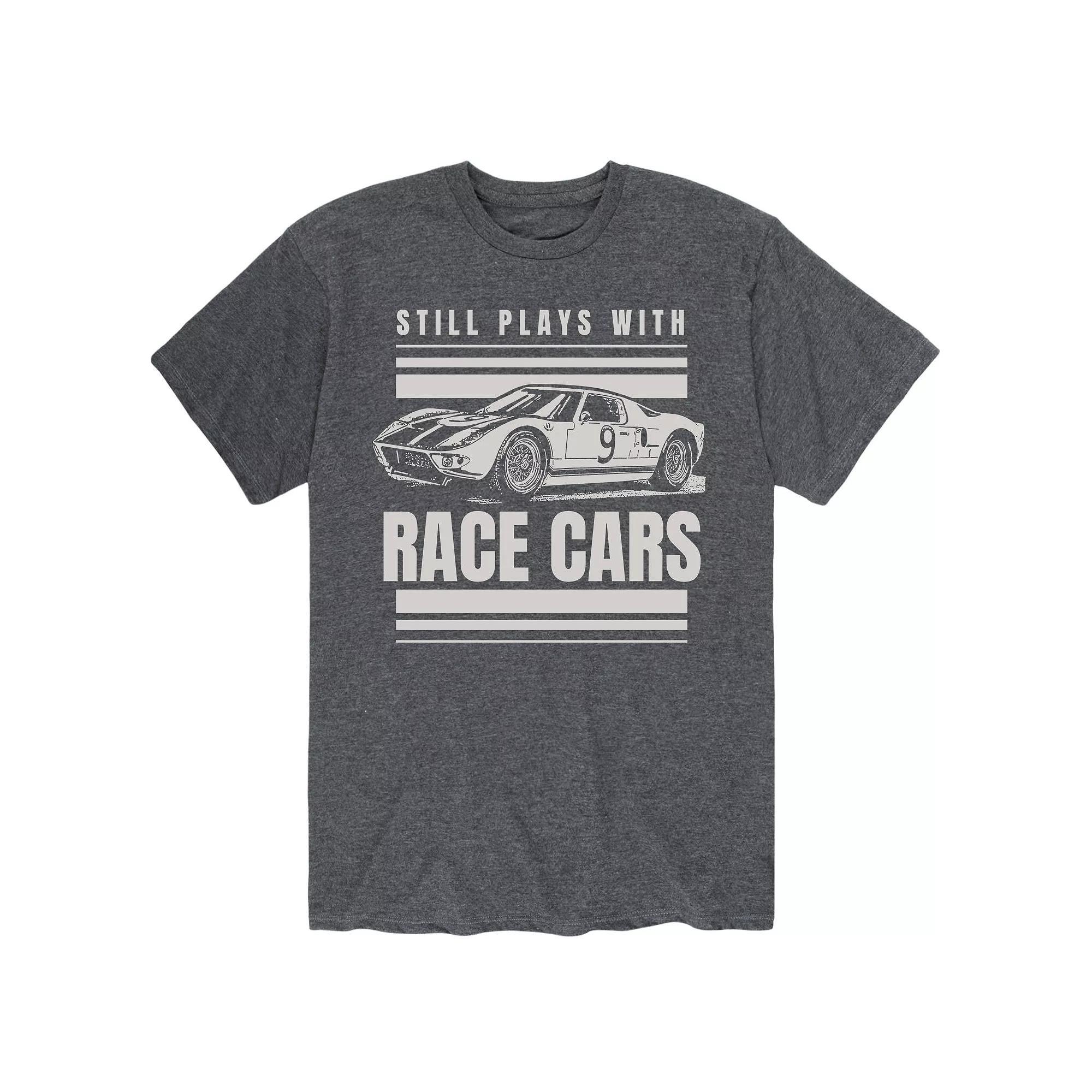 Mens Still Plays With Race Cars Tee Product Image