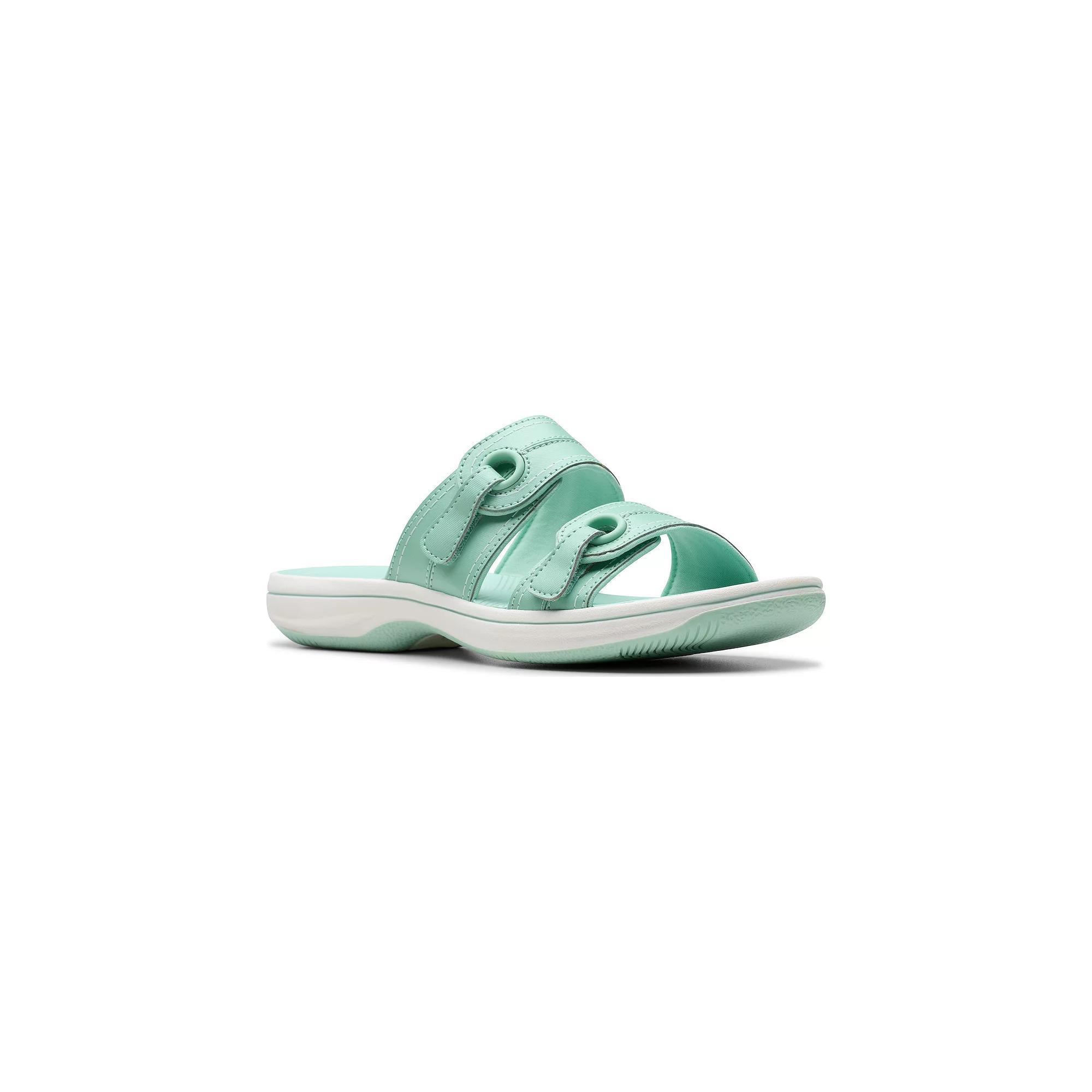 Clarks® Breeze Maye Cloudstepper Women's Flip Flop Sandals, Size: 12, Turquoise Product Image