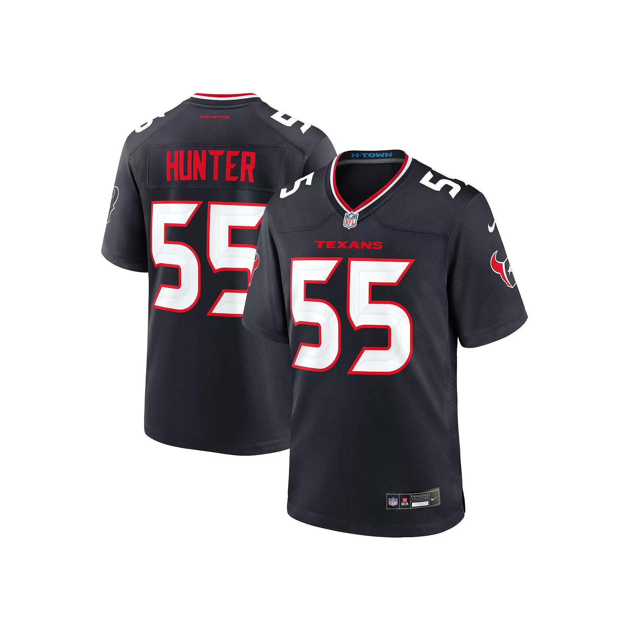 Men's Nike Danielle Hunter  Navy Houston Texans Team Game Jersey, Size: Small, Blue Product Image