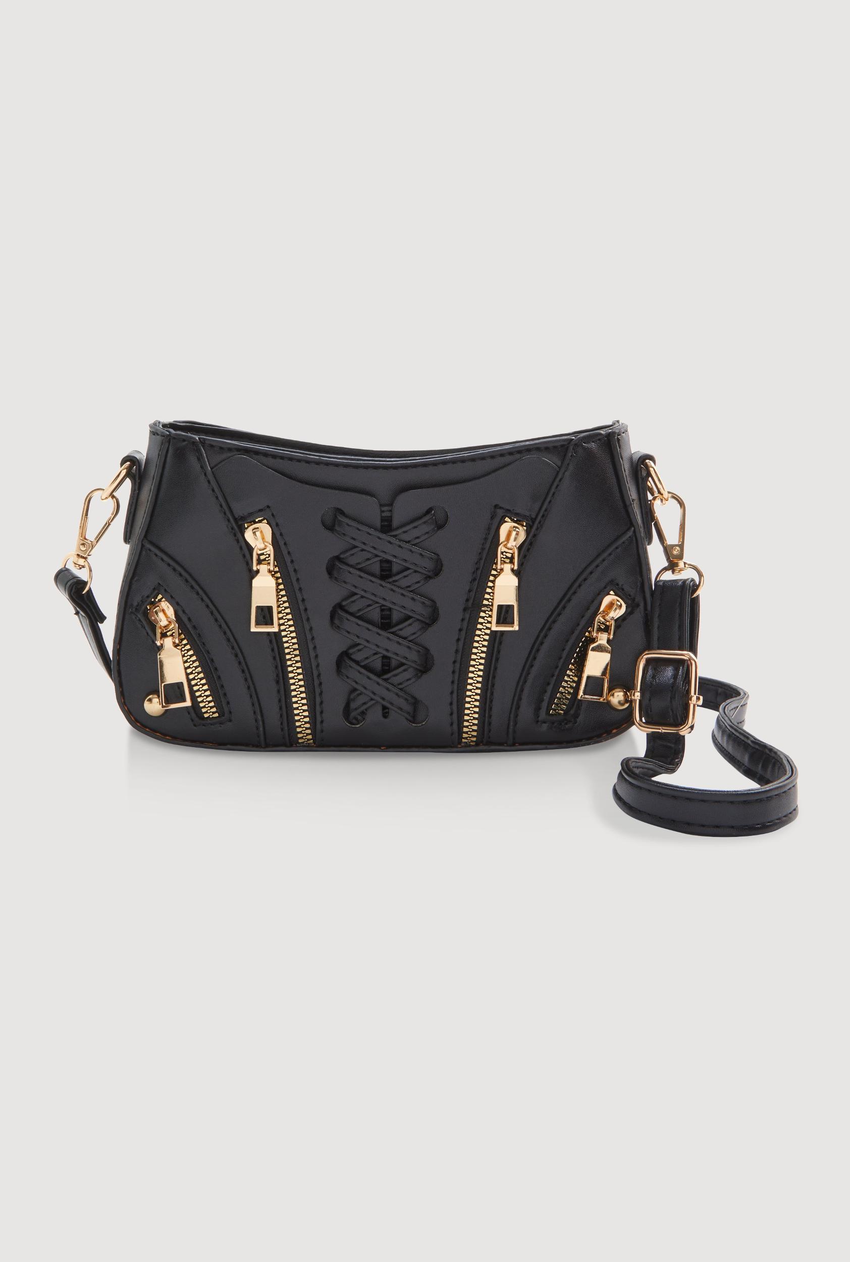Lace Up Detail Crossbody Bag Female Product Image