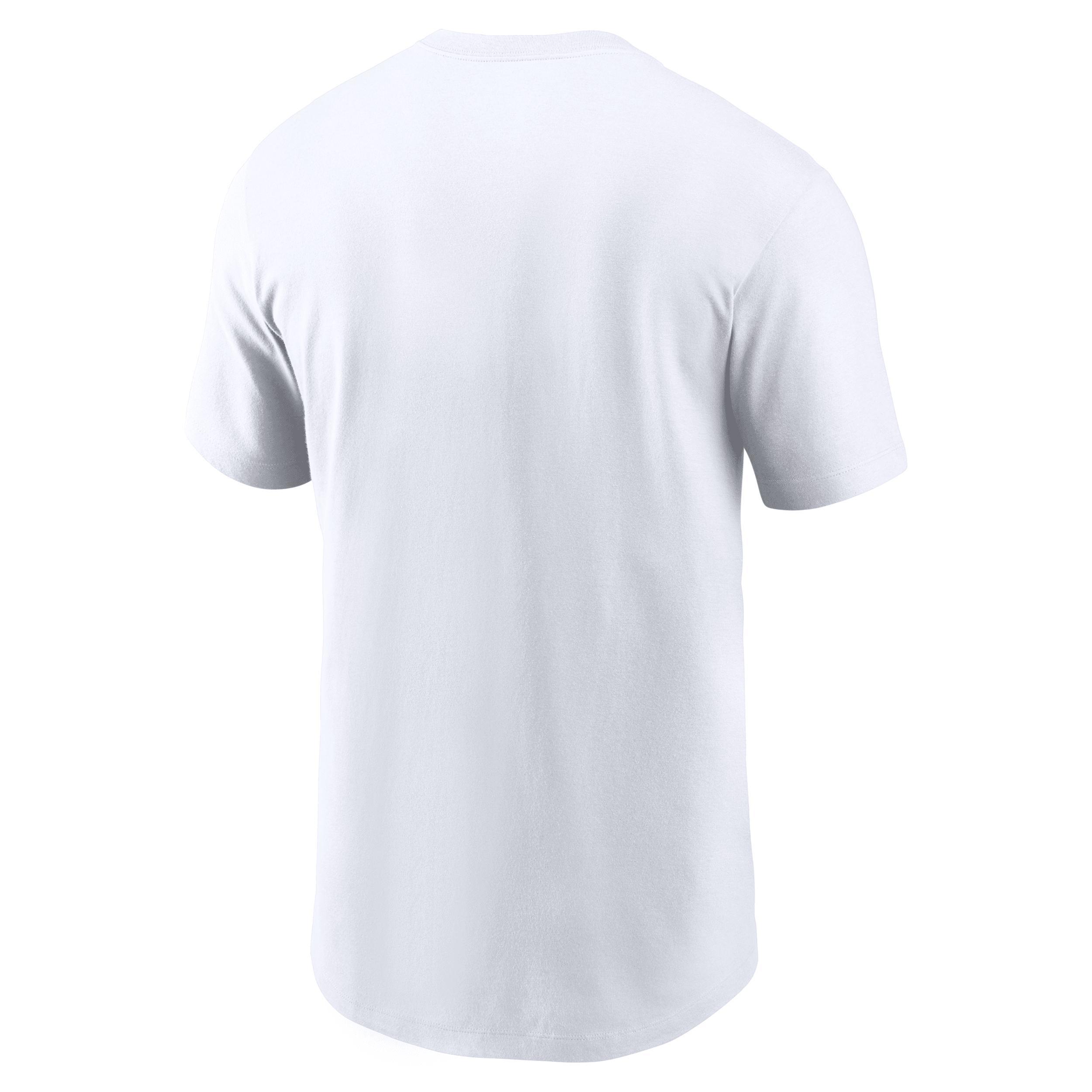 Men's Nike White New England Patriots Primetime Wordmark Essential T-Shirt, Size: XL Product Image