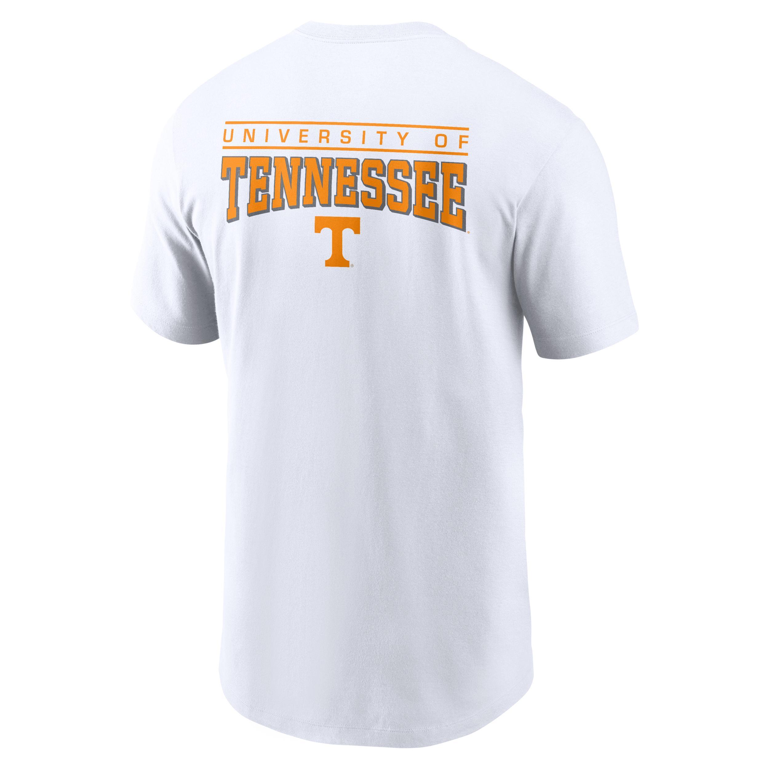 Men's Nike White Tennessee Volunteers 2-Hit T-Shirt, Size: Medium Product Image