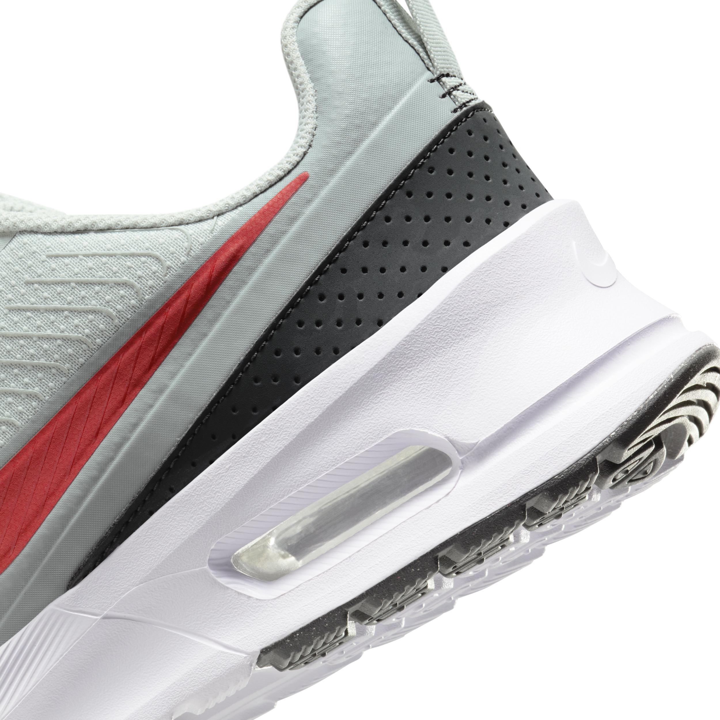 Nike Air Max Nuaxis Men's Running Shoes, Size: 14, Light Silver Red Product Image