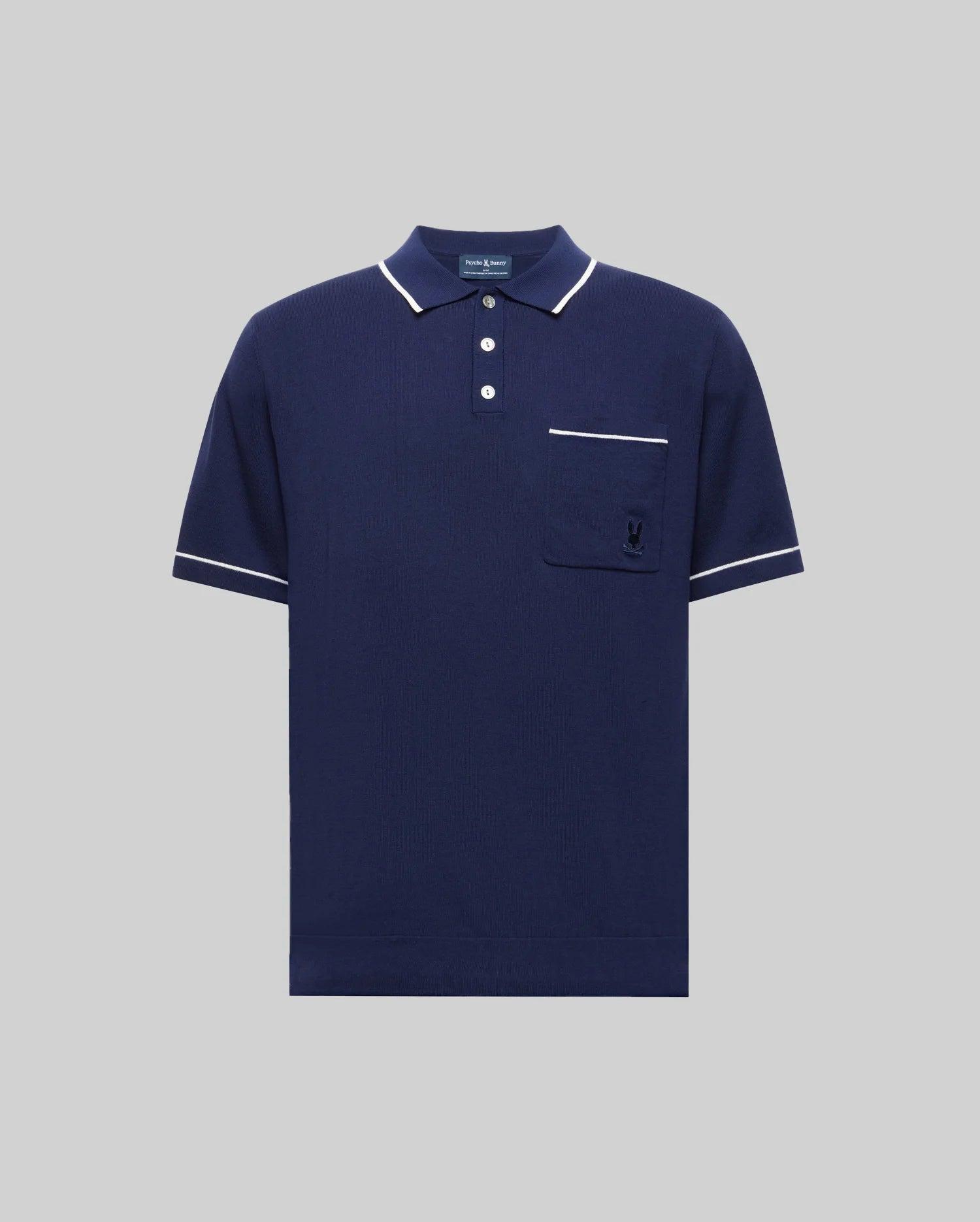 MENS LONGFORD FINE KNIT POLO - B6E500F200 Product Image