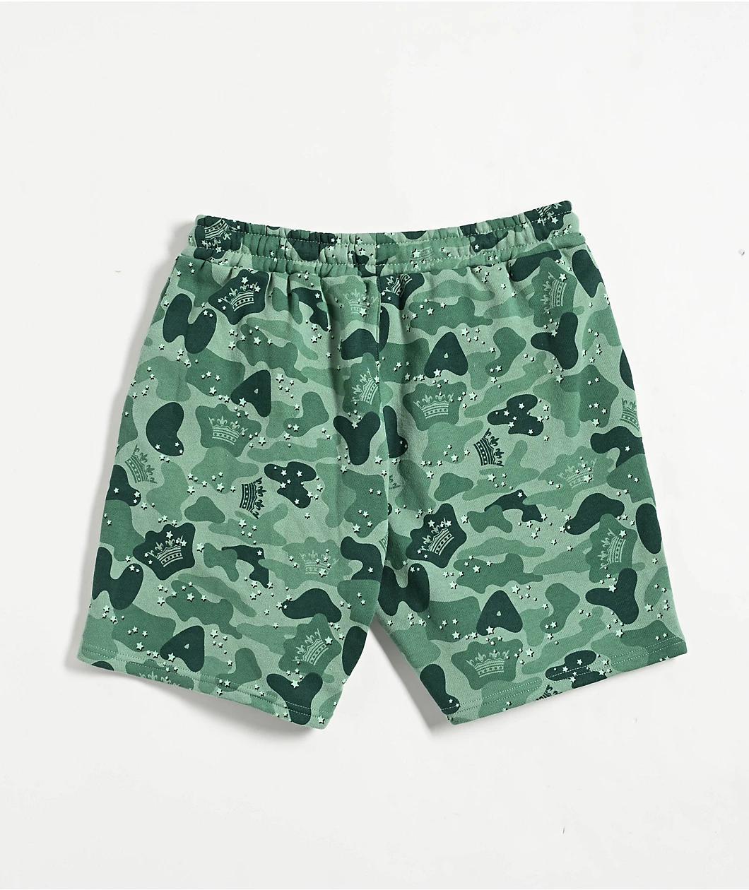 Your Highness Ocean Camo Sweat Shorts Product Image