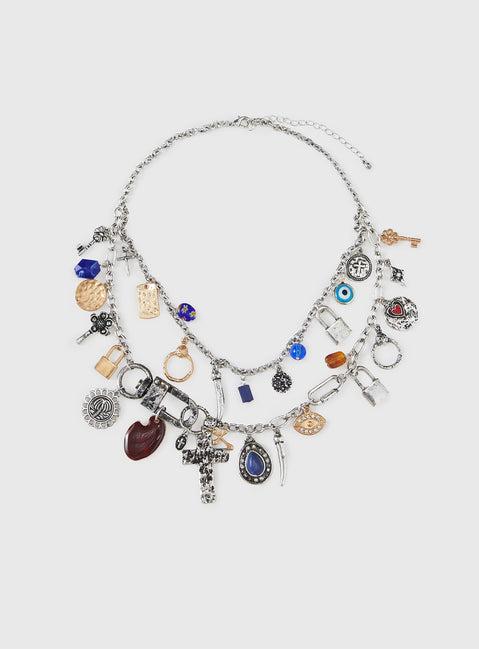 Unplugged Charm Necklace Multi Product Image