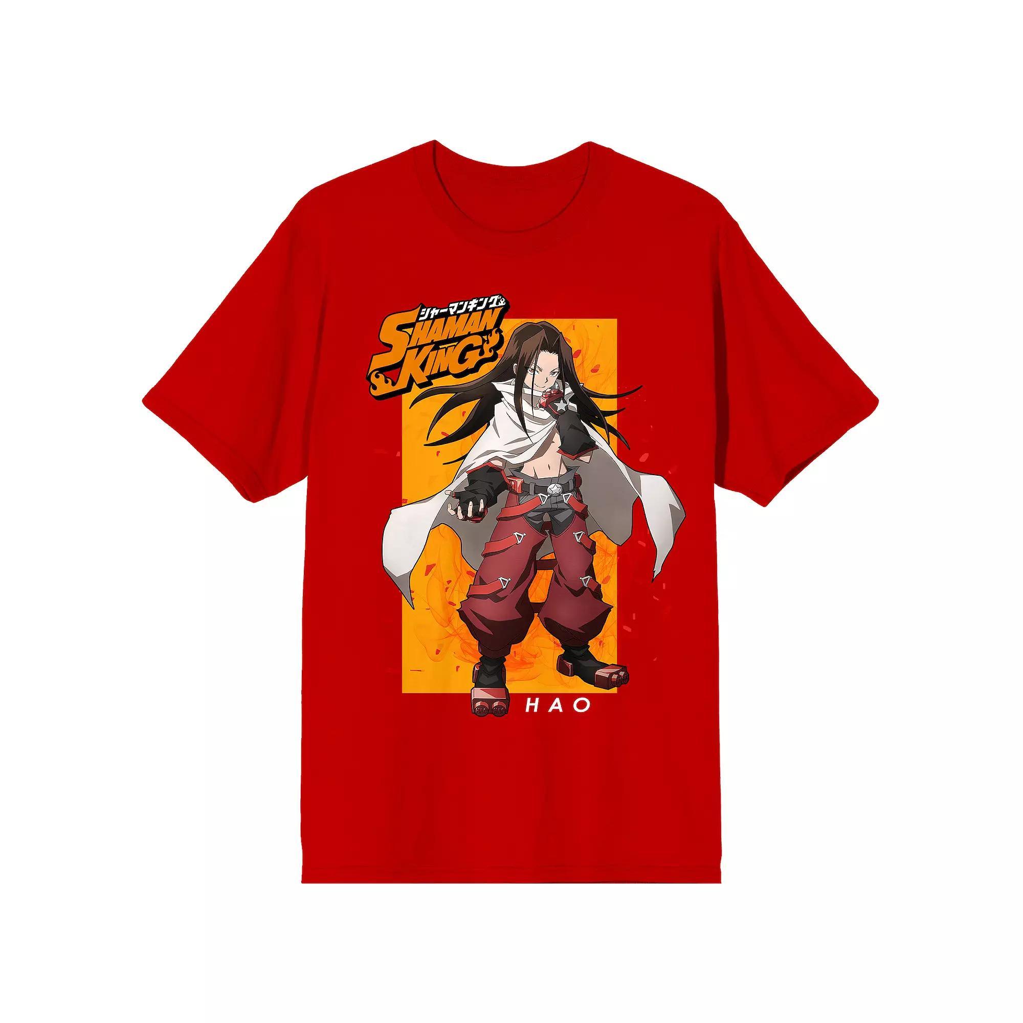 Men's Shaman King Hao Asakura Tee, Size: Small, Red Product Image
