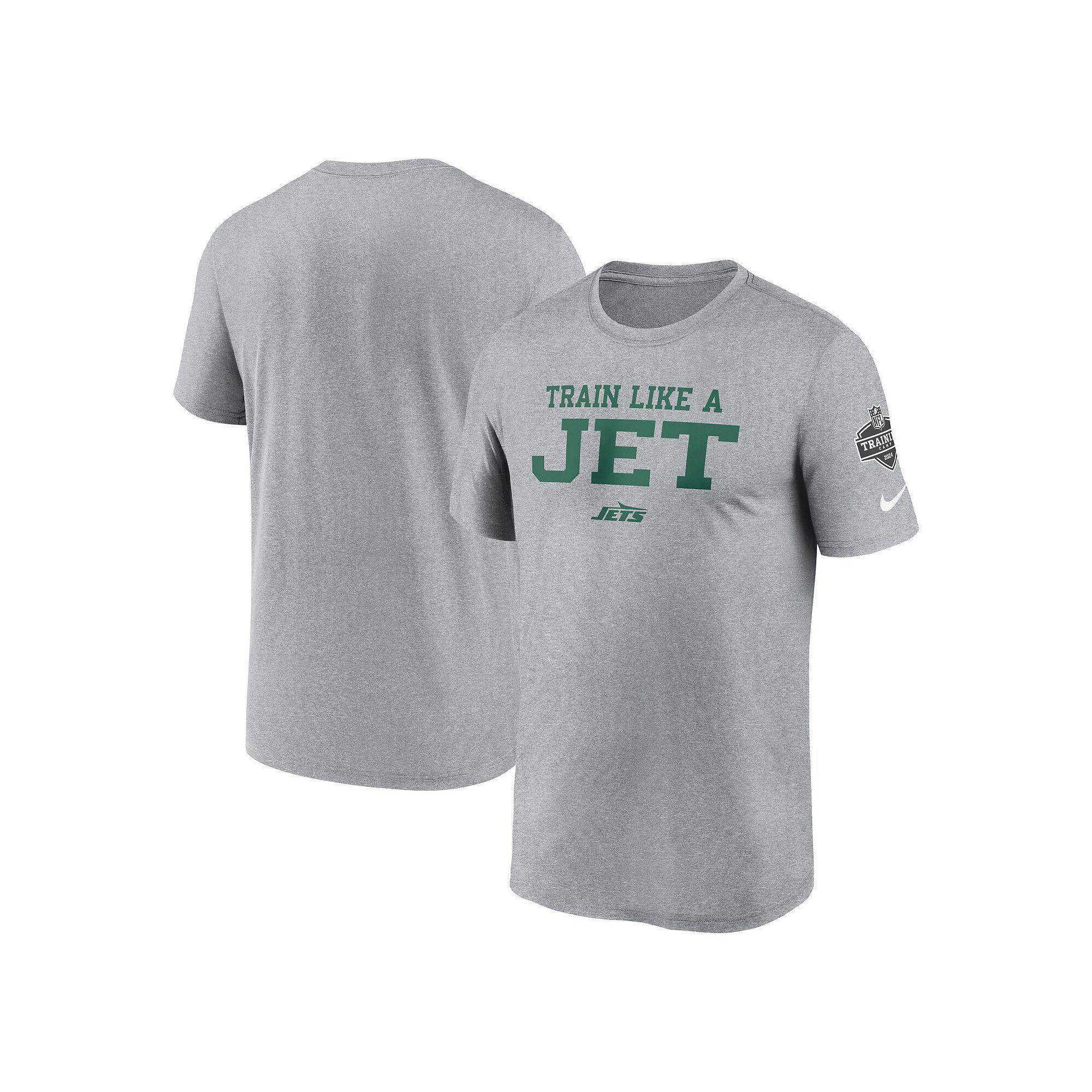 Men's Nike Heather Gray Houston Texans 2024 NFL Training Camp Legend Performance T-Shirt, Size: 2XL, Grey Product Image
