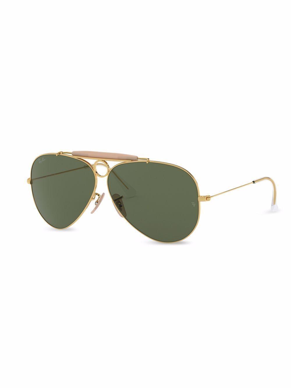 Shooter aviator-frame sunglasses Product Image