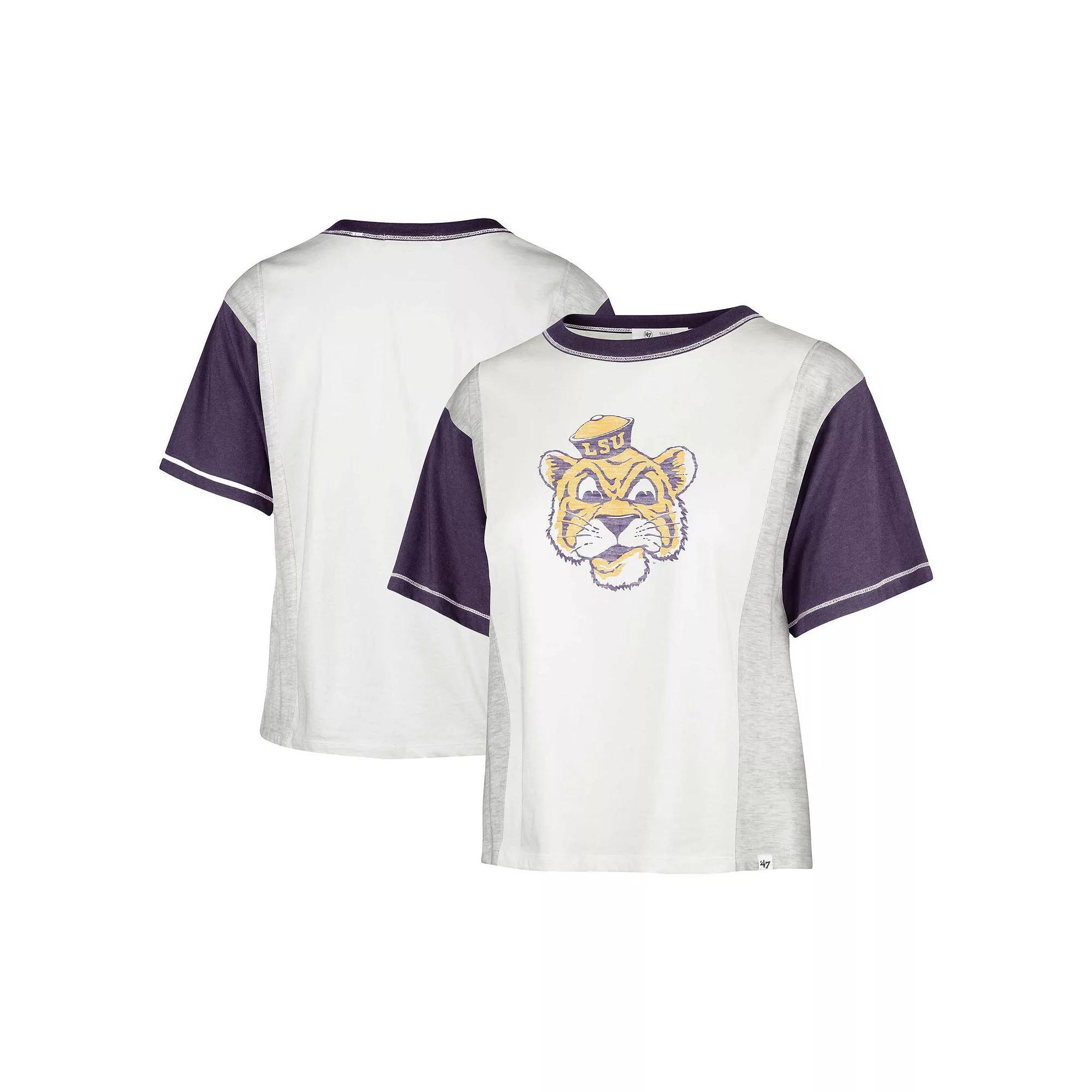 Women's '47 White LSU Tigers Vault Premier Tilda T-Shirt, Size: Small Product Image