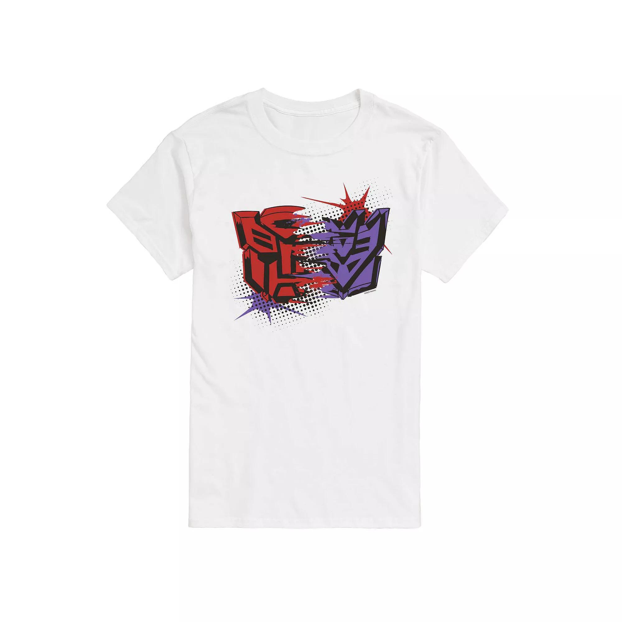 Mens Transformers Autobot Vs Decepticon Graphic Tee Product Image