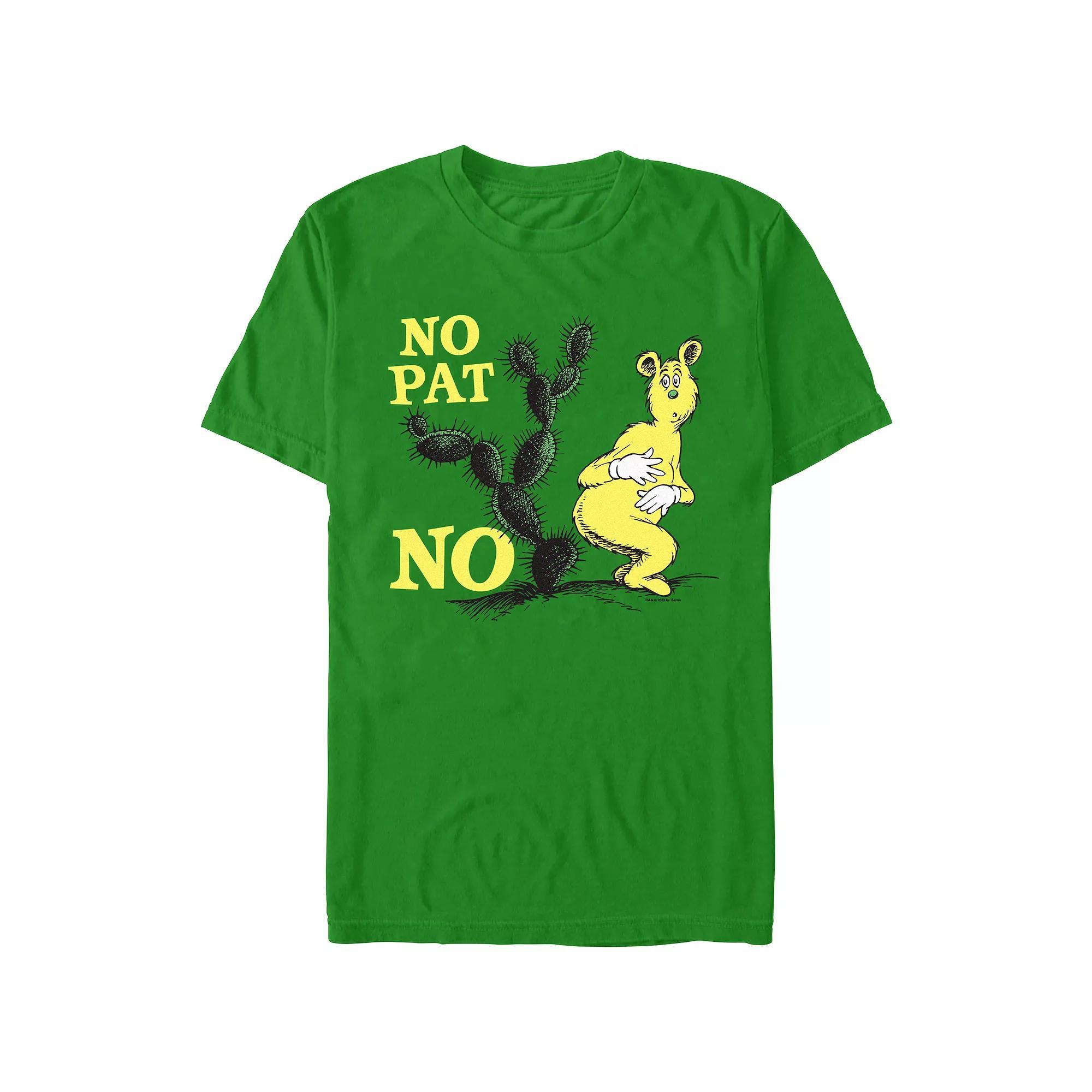 Men's Dr. Seuss No Pat No Graphic Tee, Size: Small, Kelly Product Image