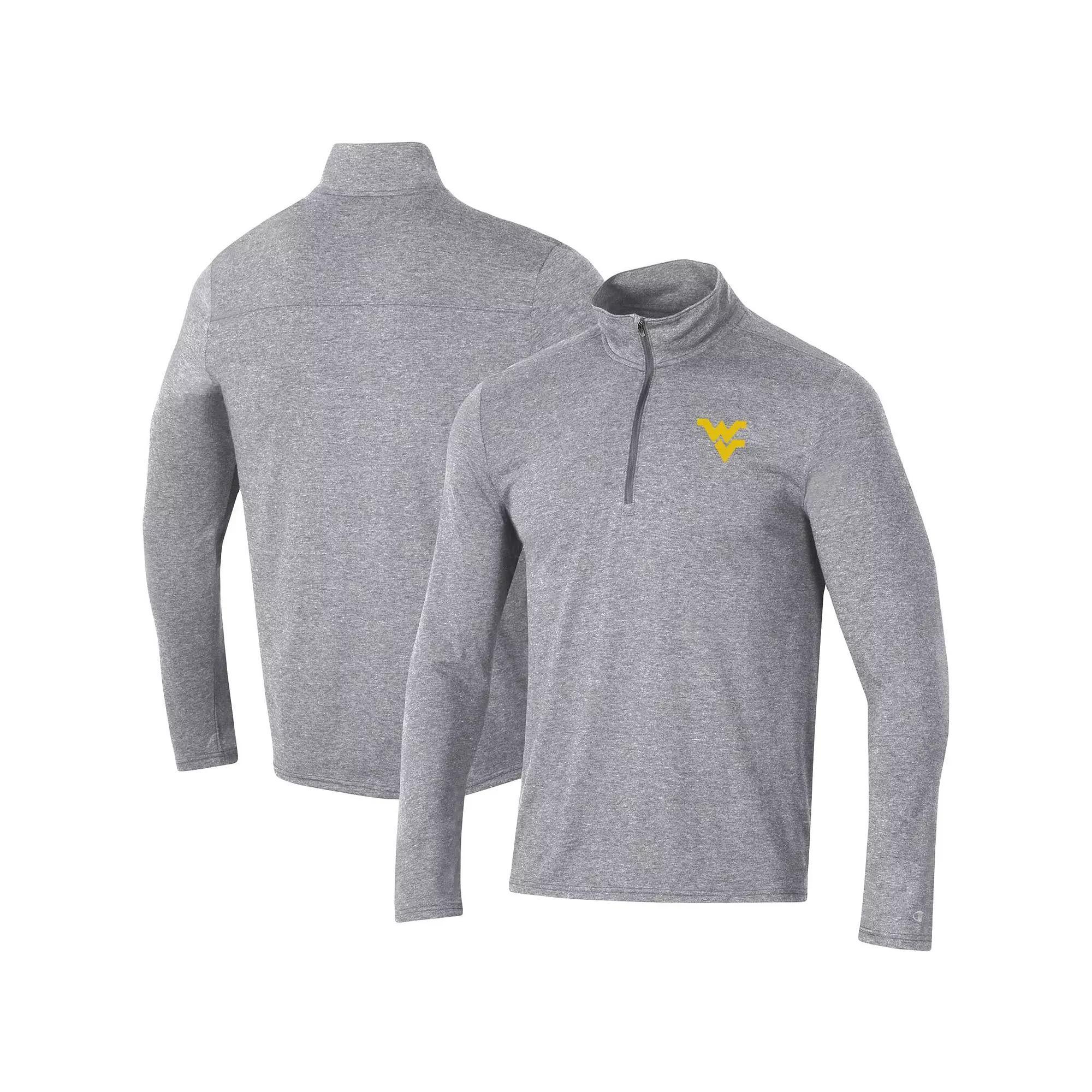 Men's Champion Heathered Gray Minnesota Golden Gophers Field Day Team Quarter-Zip Jacket, Size: Small, Grey Product Image