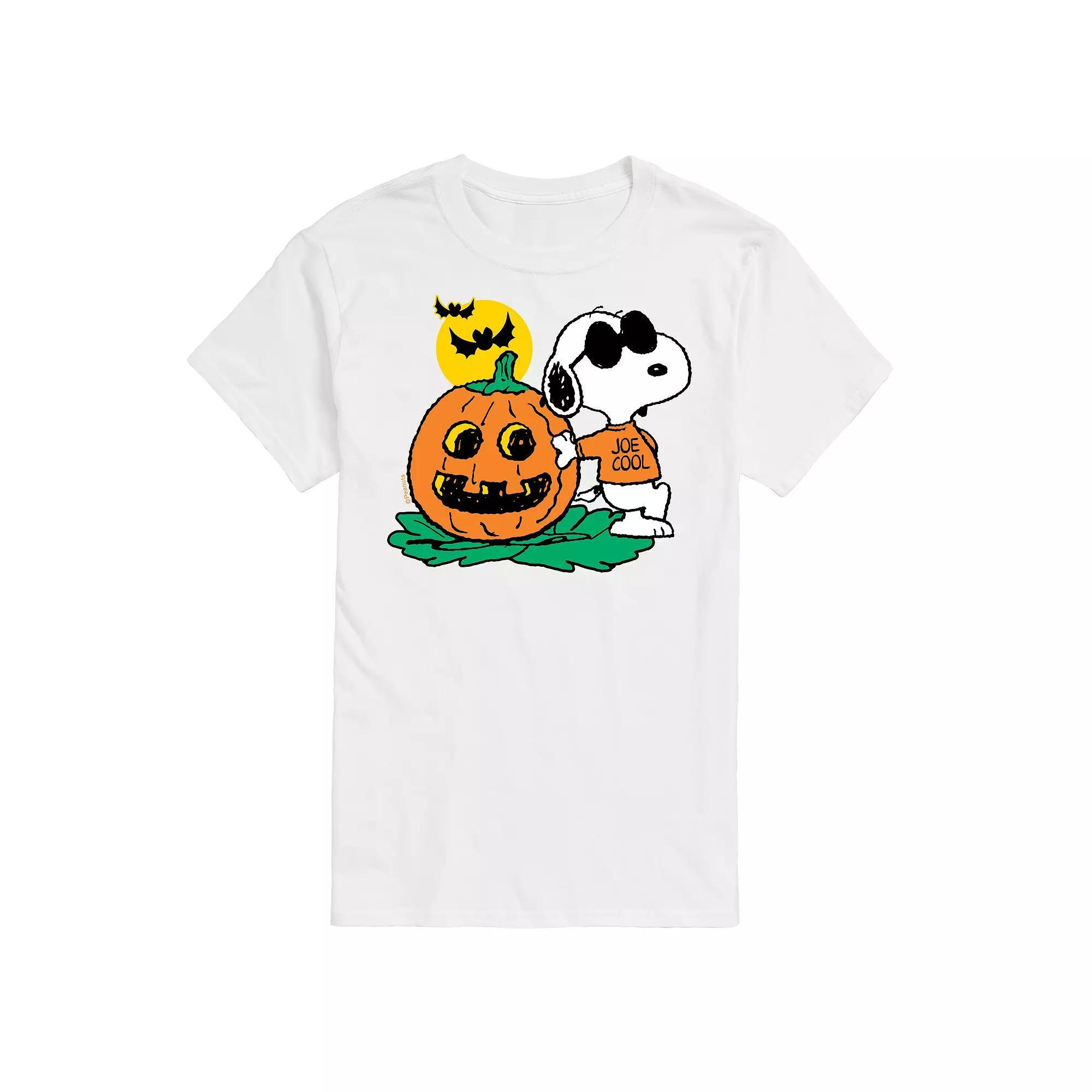 Big & Tall Peanuts Joe Cool Pumpkin Tee, Mens Product Image