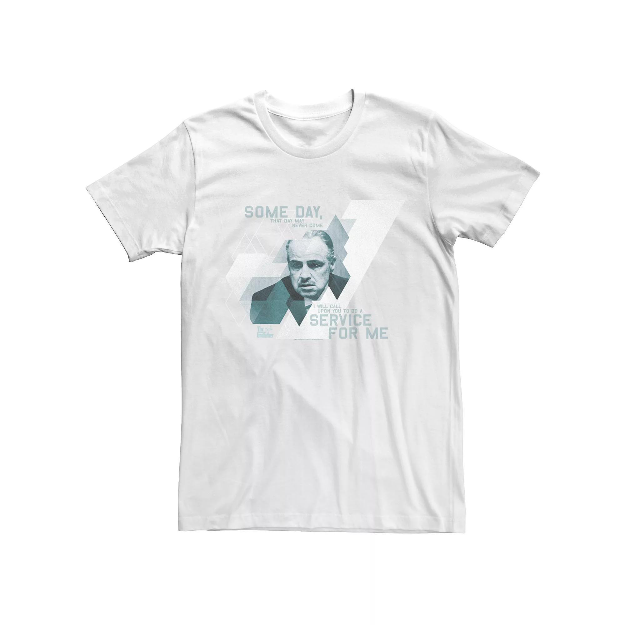 Men's The Godfather I Will Call Upon You To Do A Service Quote Tee, Size: XXL, White Product Image