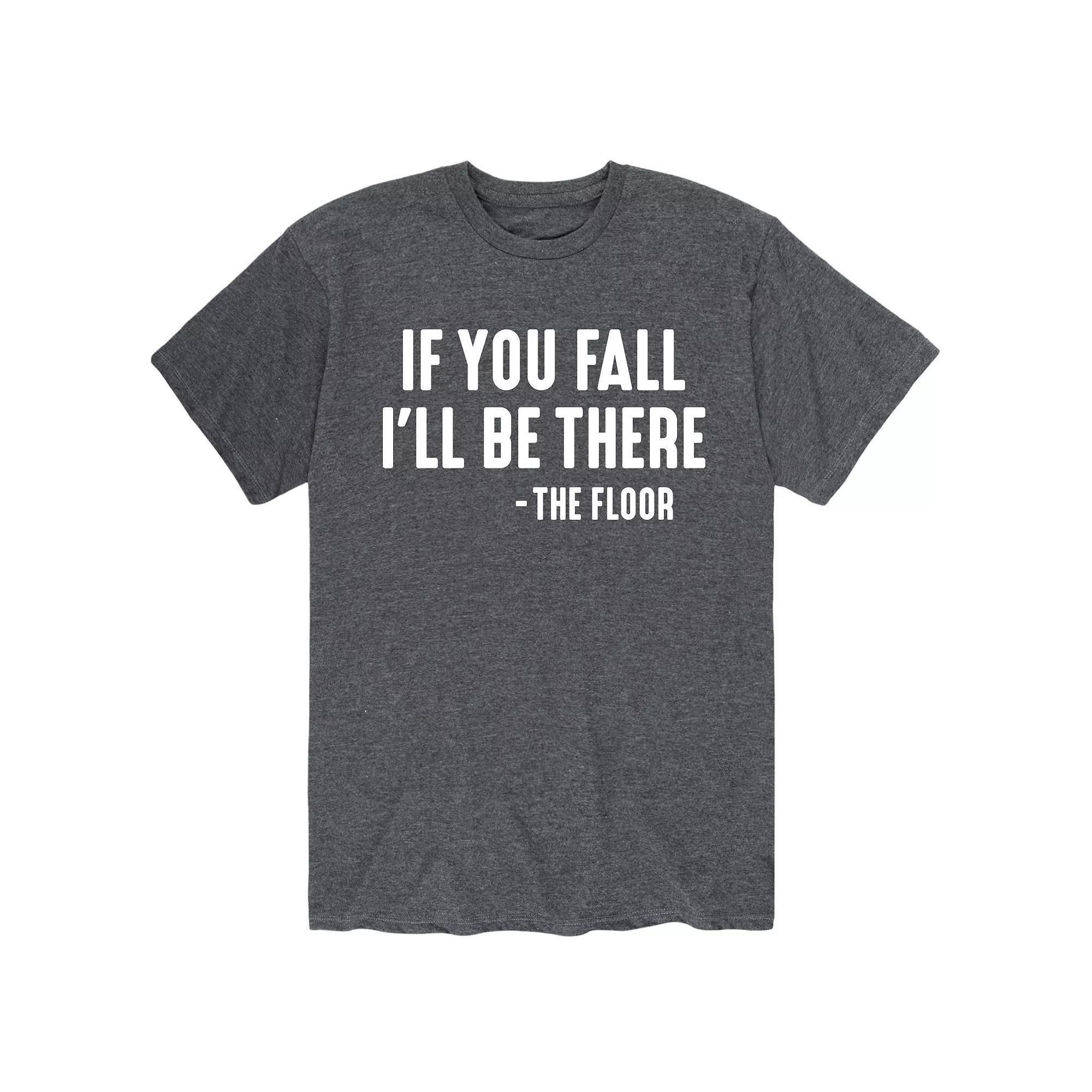 Mens If You Fall Tee Heather Grey Product Image
