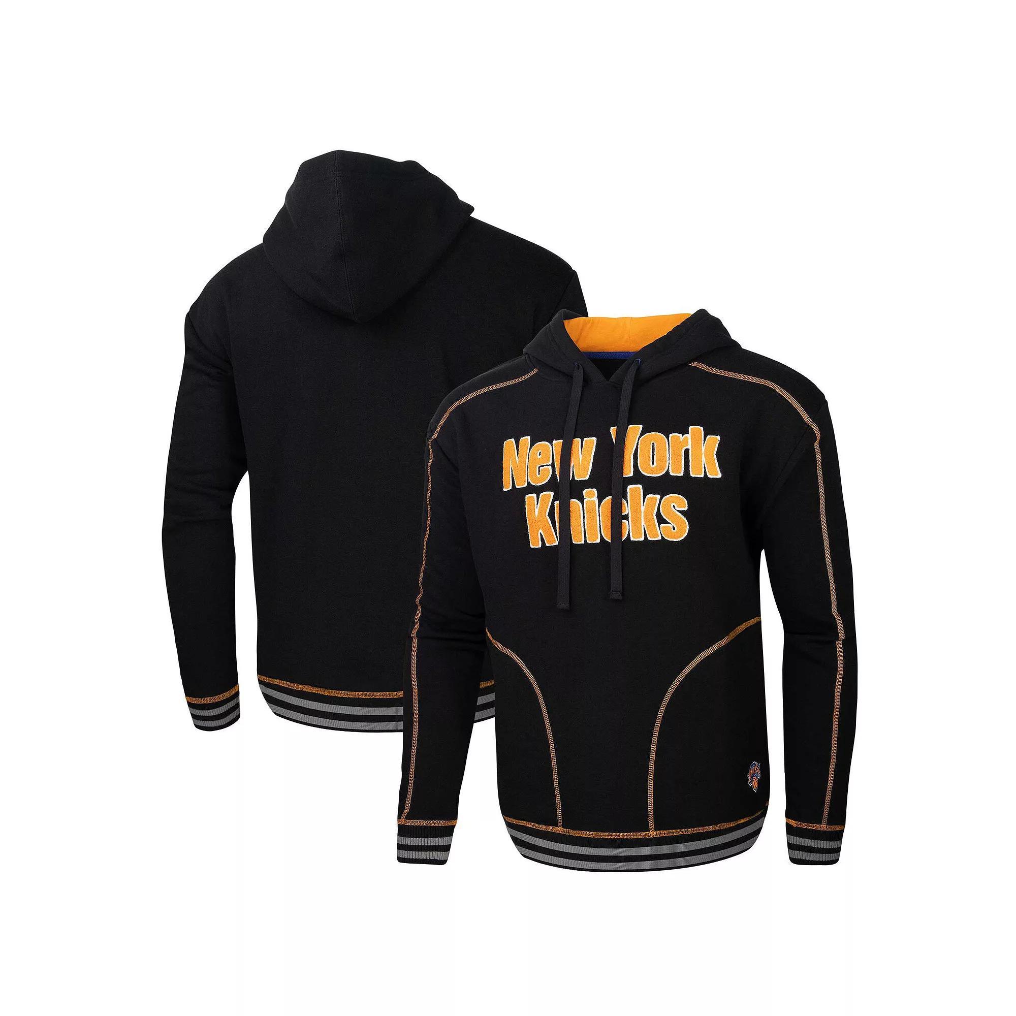 Men's Stadium Essentials  Black New York Knicks Baseline Pullover Hoodie, Size: 3XL Product Image
