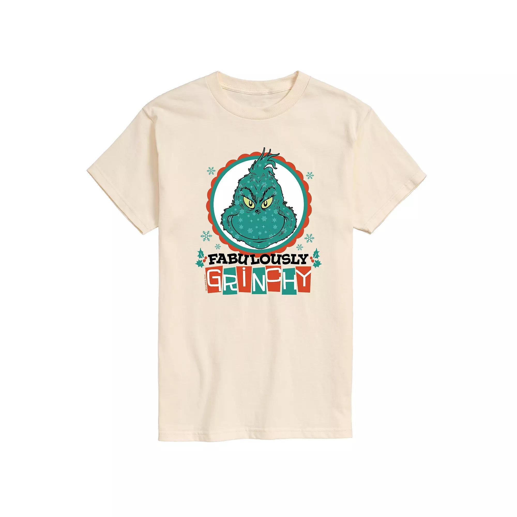 Mens Dr. Seuss The Grinch Fabulously Grinchy Graphic Tee Product Image
