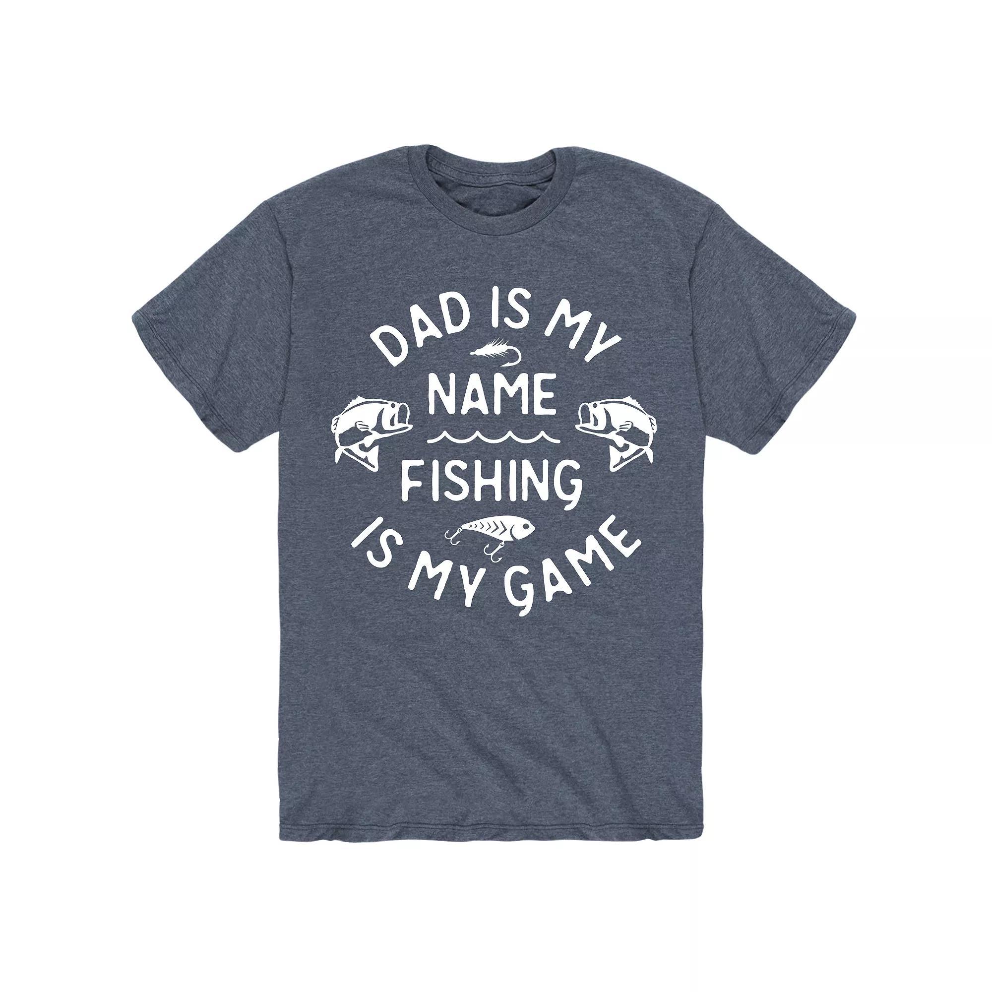 Men's Fishing Is My Game Tee, Size: Small, Blue 2 Product Image