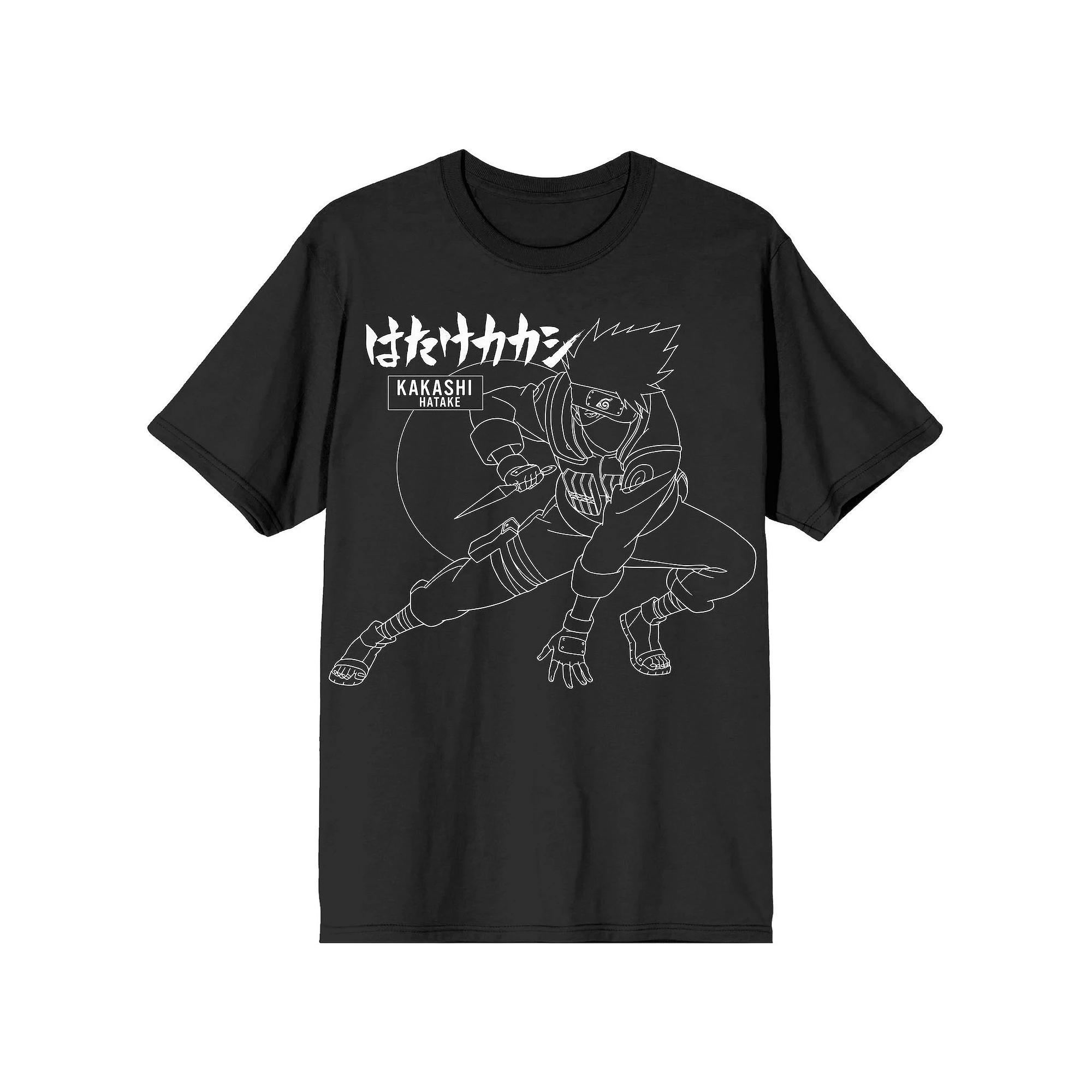 Men's Naruto Shippuden Kakaski Tee, Size: XL, Black Product Image