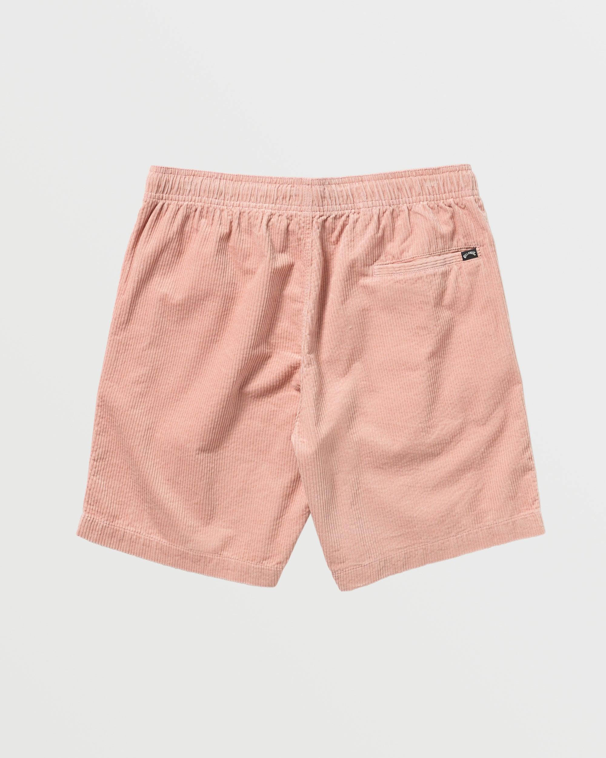 Larry Laybacks 19" Cord Shorts - Dusty Pink Male Product Image