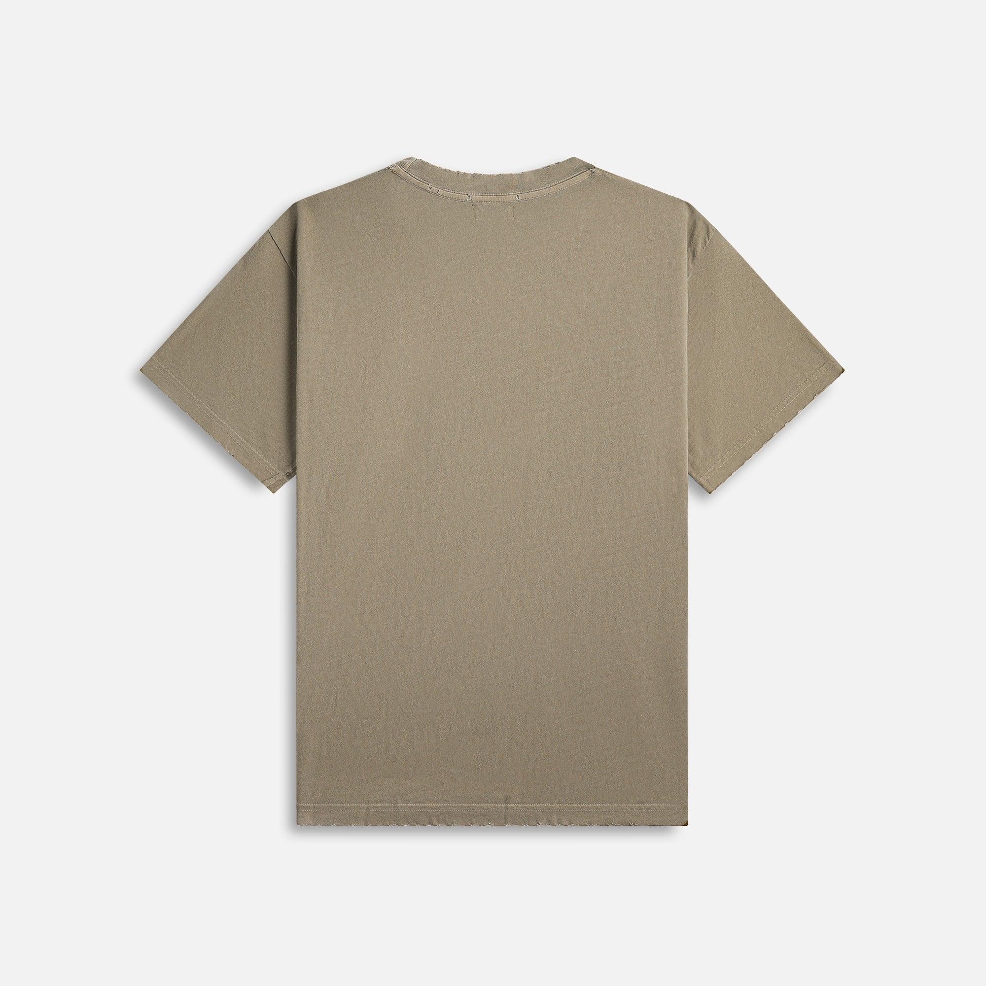 John Elliott Folsom Cropped Tee - Vintage Army Male Product Image