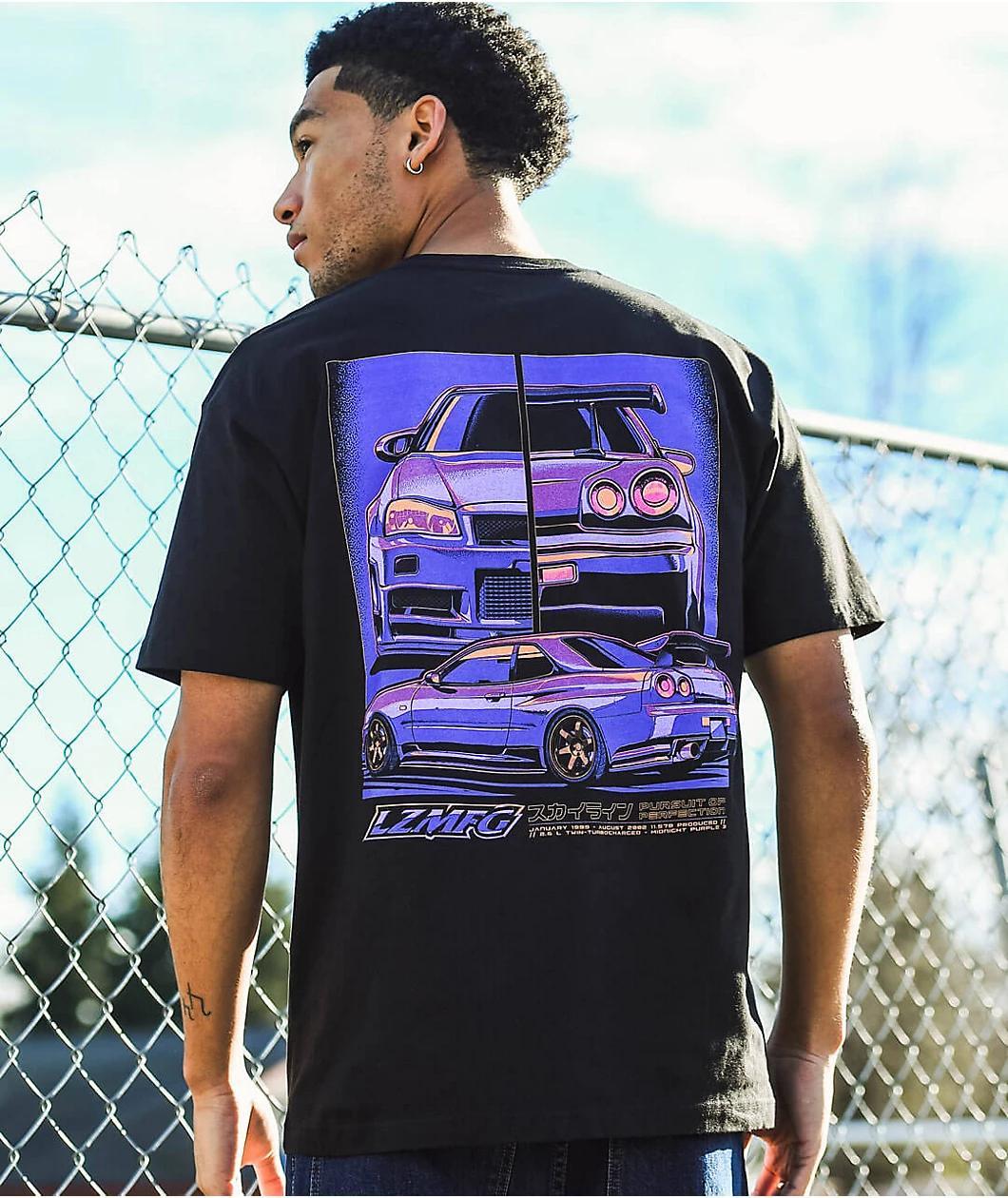 LZMFG Midnight Black T-Shirt Product Image