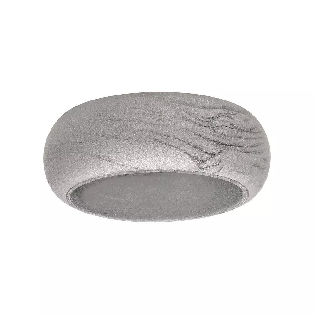 Silicone Ring, Women's, Size: 8, Silver Tone Product Image
