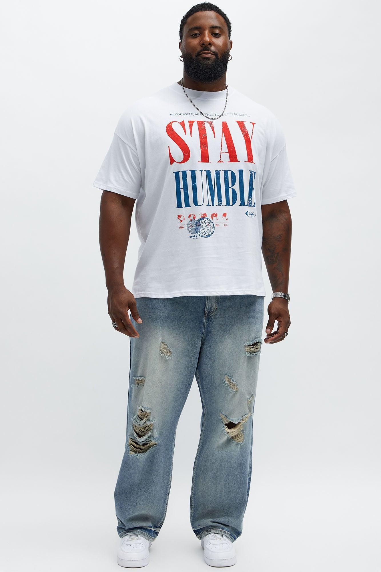 Baggy Wish You Could Distressed Jeans - Medium Blue Wash Product Image
