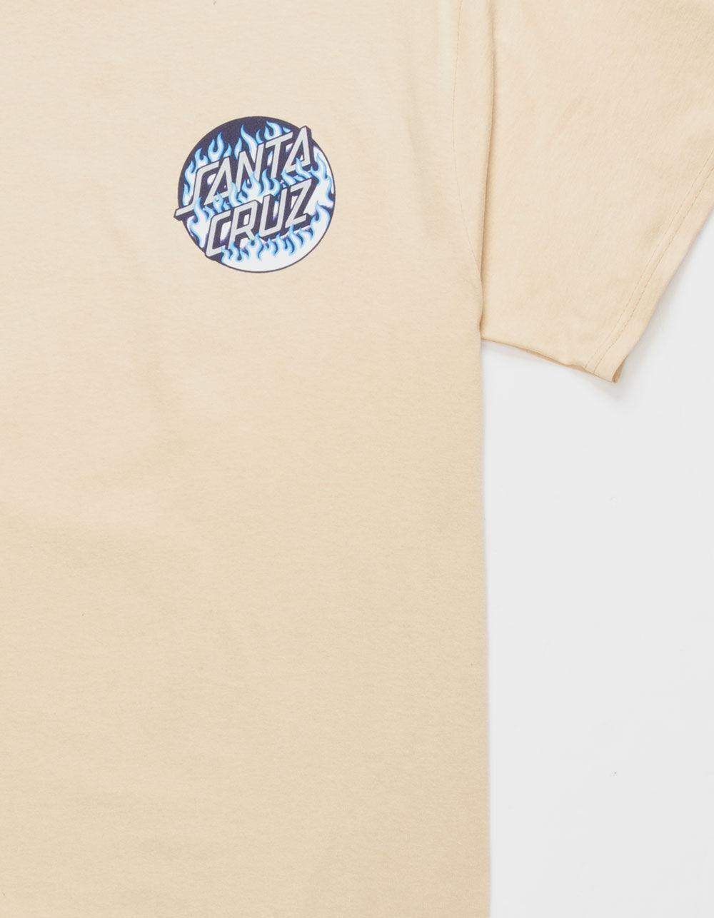 SANTA CRUZ Blaze Dot Mens Tee - SAND Product Image