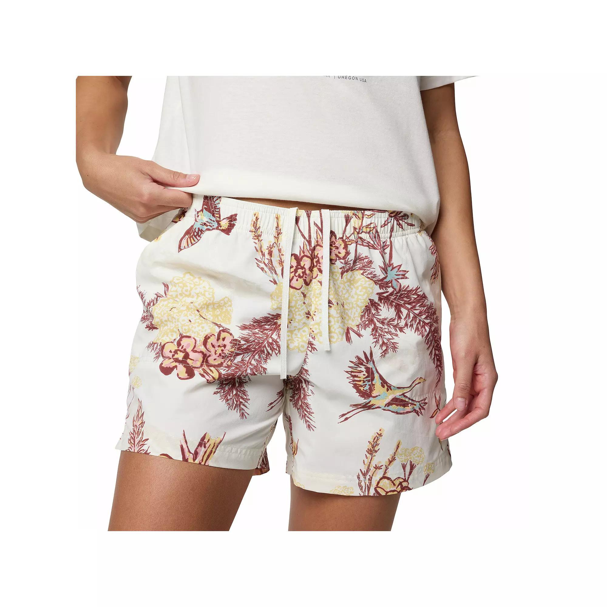 Women's Columbia Sandy River Printed Shorts III, Size: XXL, Spray Pasteled Product Image