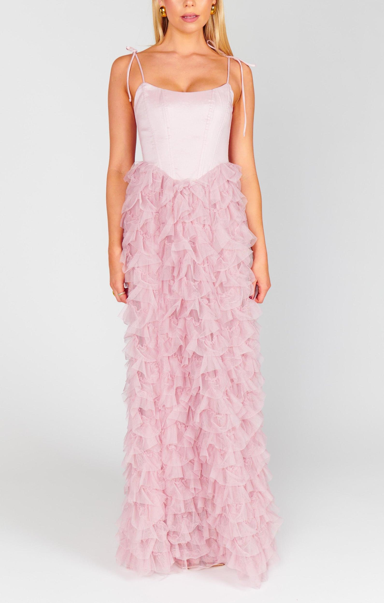 Francesca Maxi Dress ~ Ballet Slipper Ruffle Tulle Product Image
