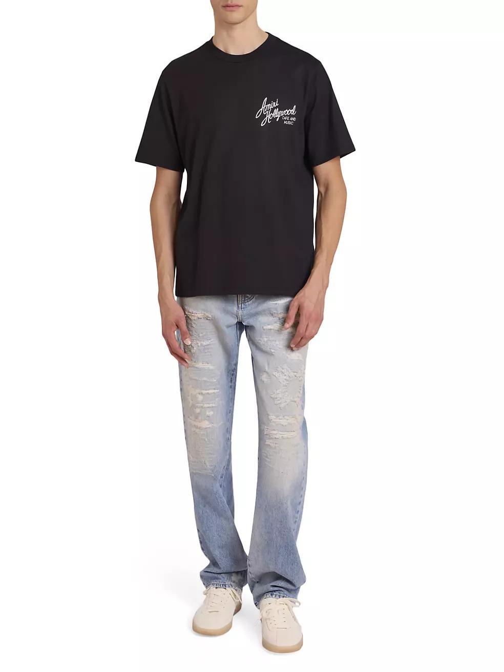 Hollywood Cotton Crewneck T-Shirt Product Image