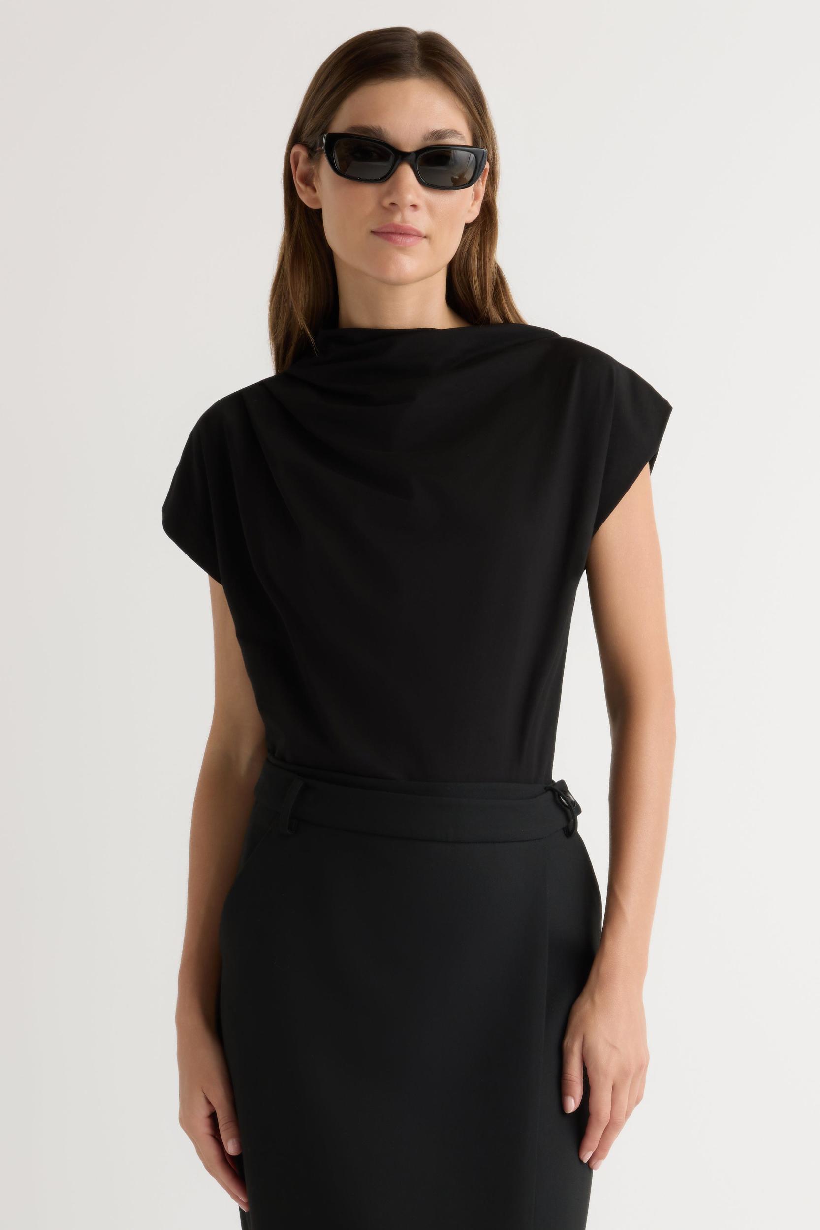 Kenny Asymmetric-Neck Tee Product Image