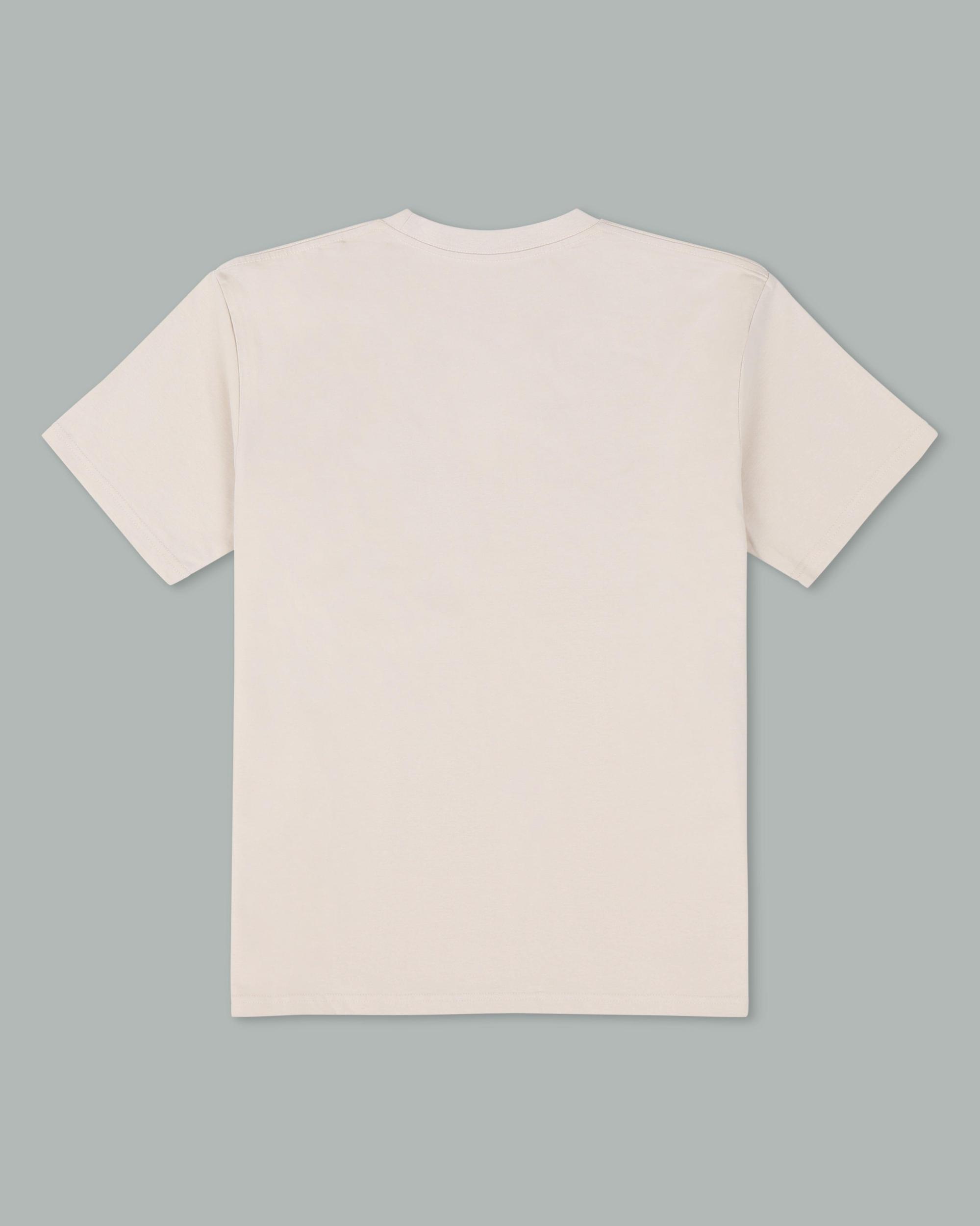 Reversed Crown Tee. Bone/ Java. Male Product Image