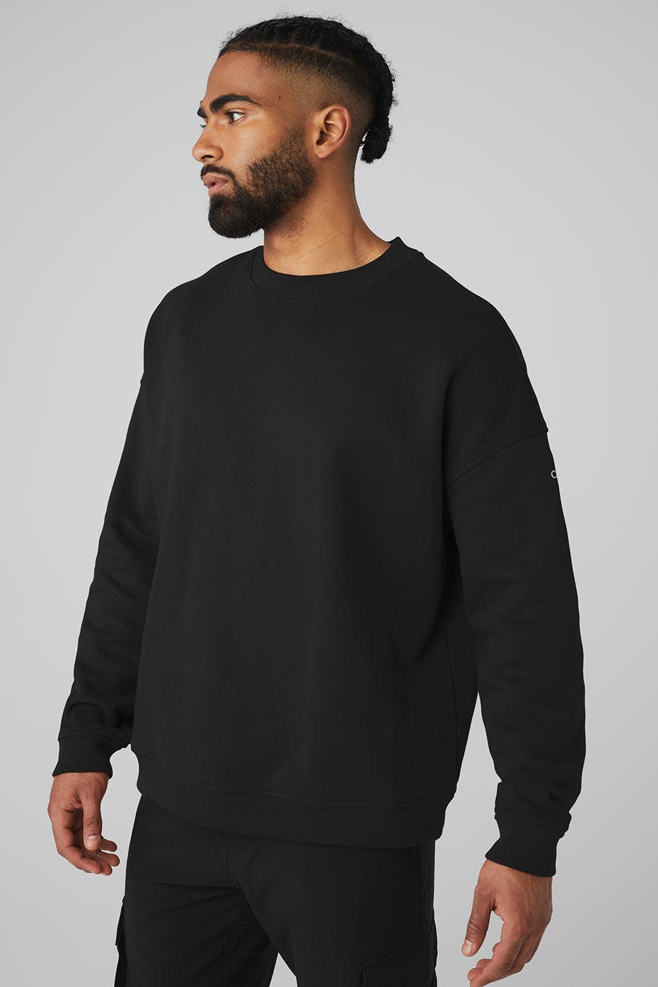 Renown Heavy Weight Crew Neck Pullover - Black Product Image