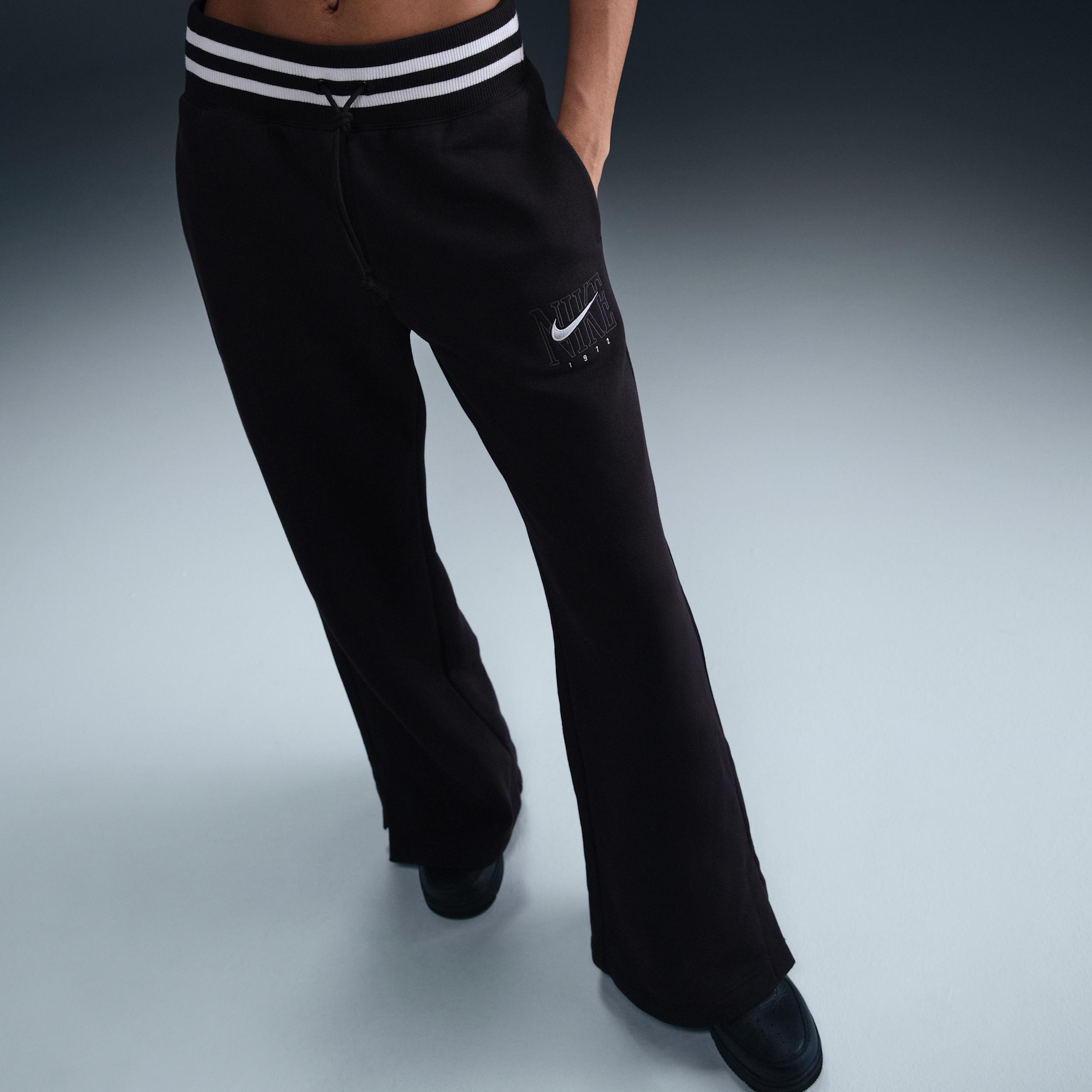 Nike Sportswear Phoenix Fleece Women's High-Waisted Wide-Leg Graphic Pants Product Image