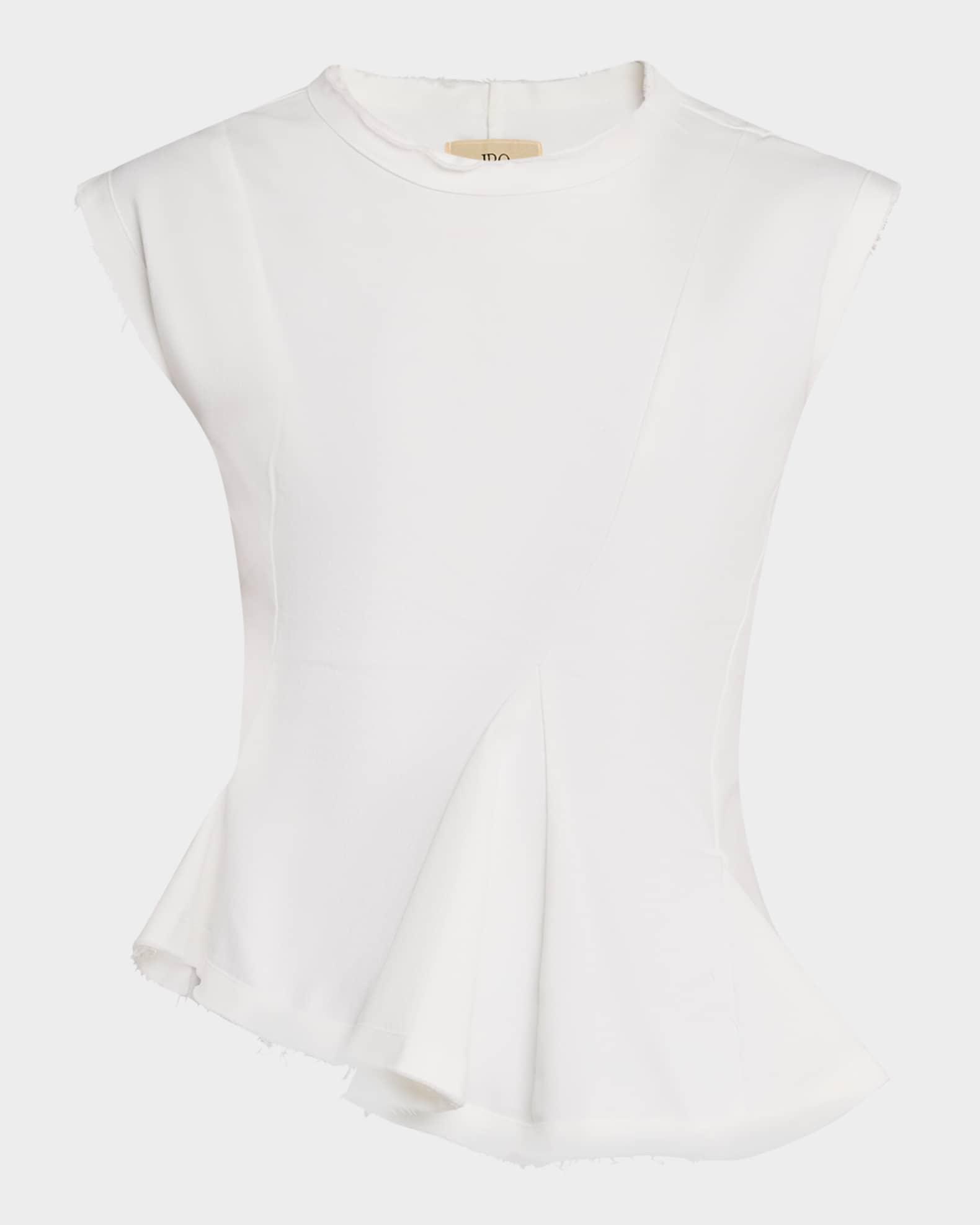 Jordan Asymmetric Peplem-Hem Top Product Image