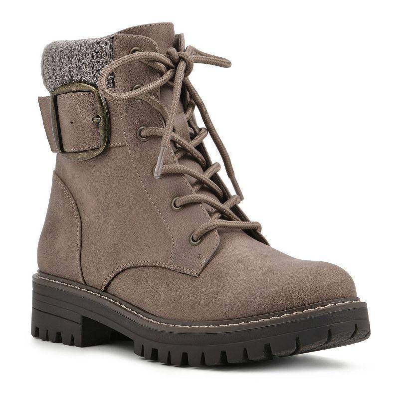 Cliffs By White Mountain Mentor Womens Boots Grey Fabric Product Image