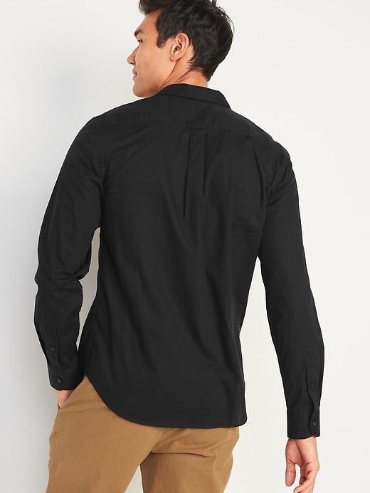 Slim Fit Built-In Flex Poplin Everyday Shirt Product Image