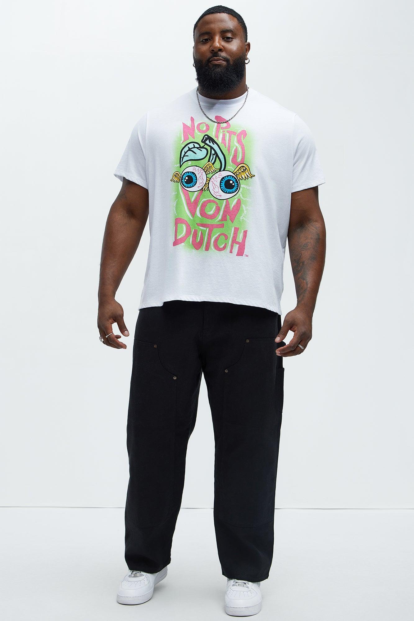 Von Dutch No Pits Short Sleeve Tee - White Product Image