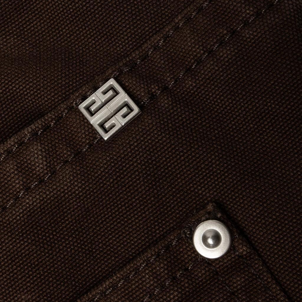 Studded Carpenter Pants - Dark Brown Male Product Image