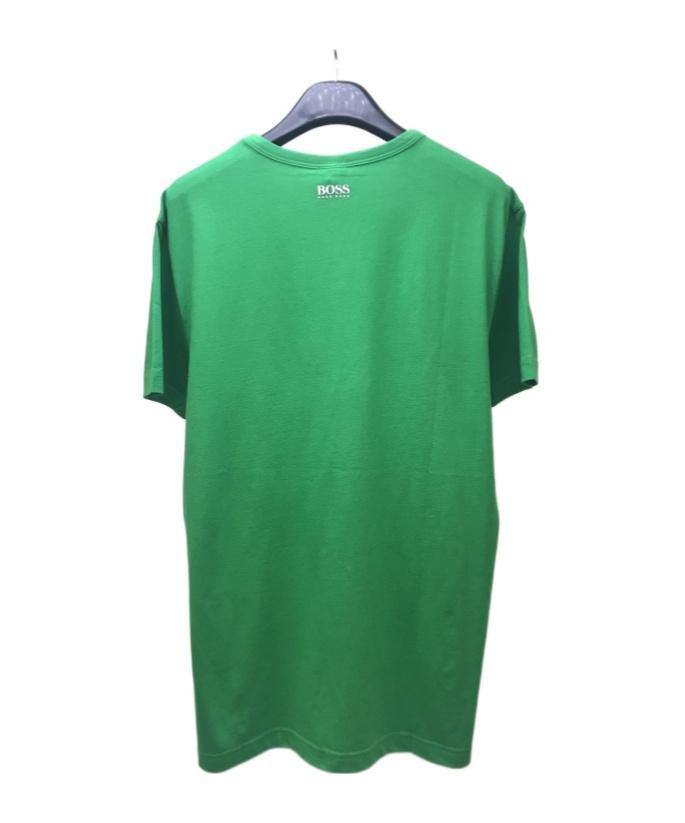 HUGO BOSS Logo Round-neck T-shirt In Green Product Image